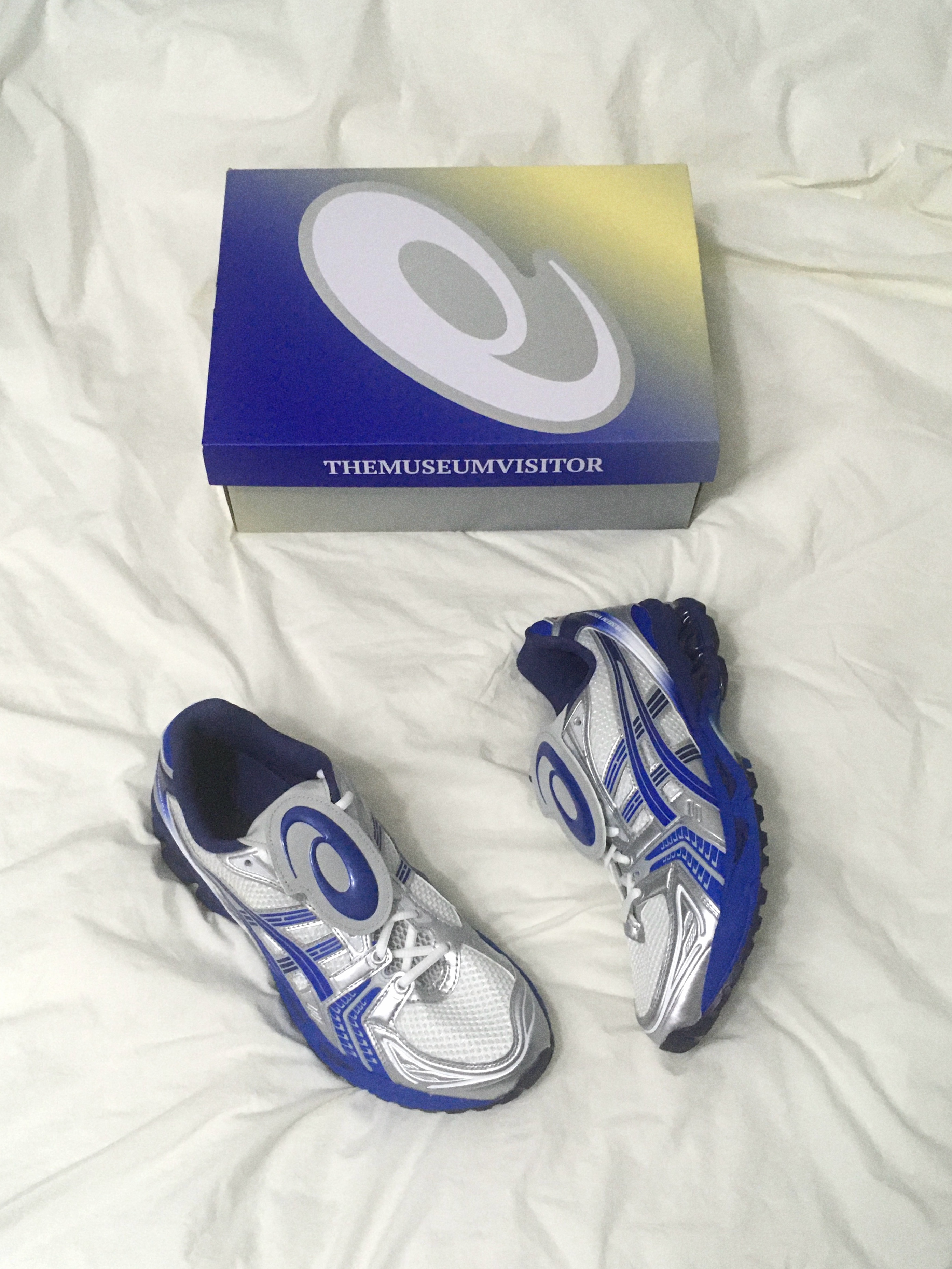 Asics x The Museum Visitor Gel-Kayano 14 Polar Shade Illusion Blue 착용 스타일