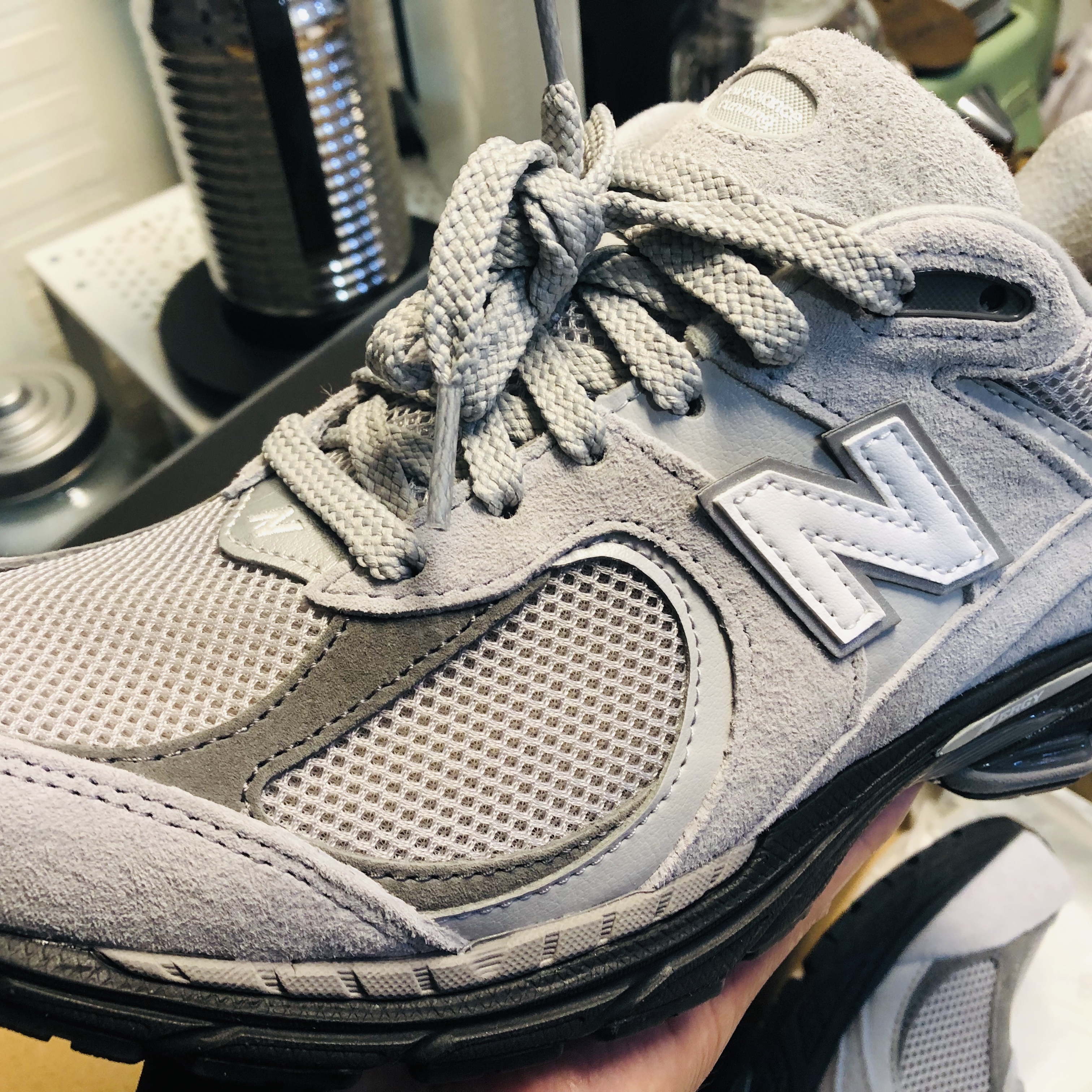 New Balance 2002R Grey Black - JD Sports Exclusive 착용 스타일