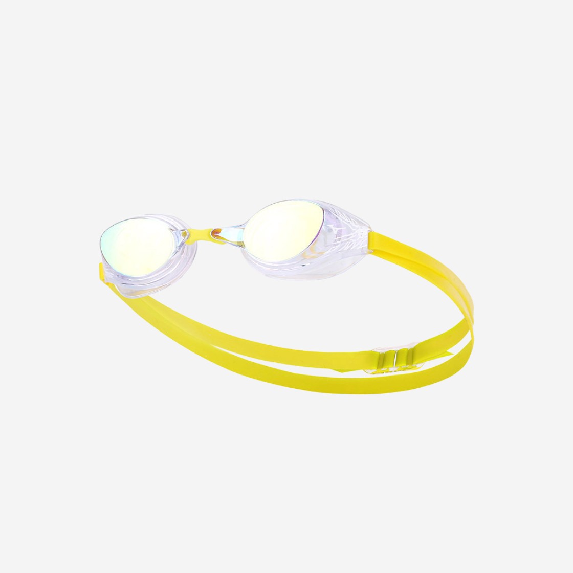 Mizuno Accel Eye Limited Mirrored Swim Goggles Clear Yellow 상세 이미지 1