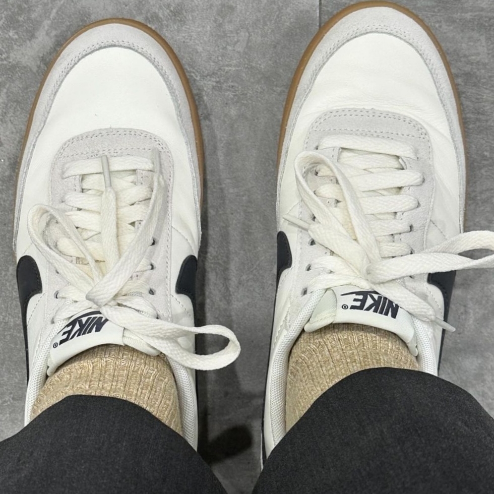Nike Killshot 2 Leather Sail Oil Grey Gum 착용 스타일