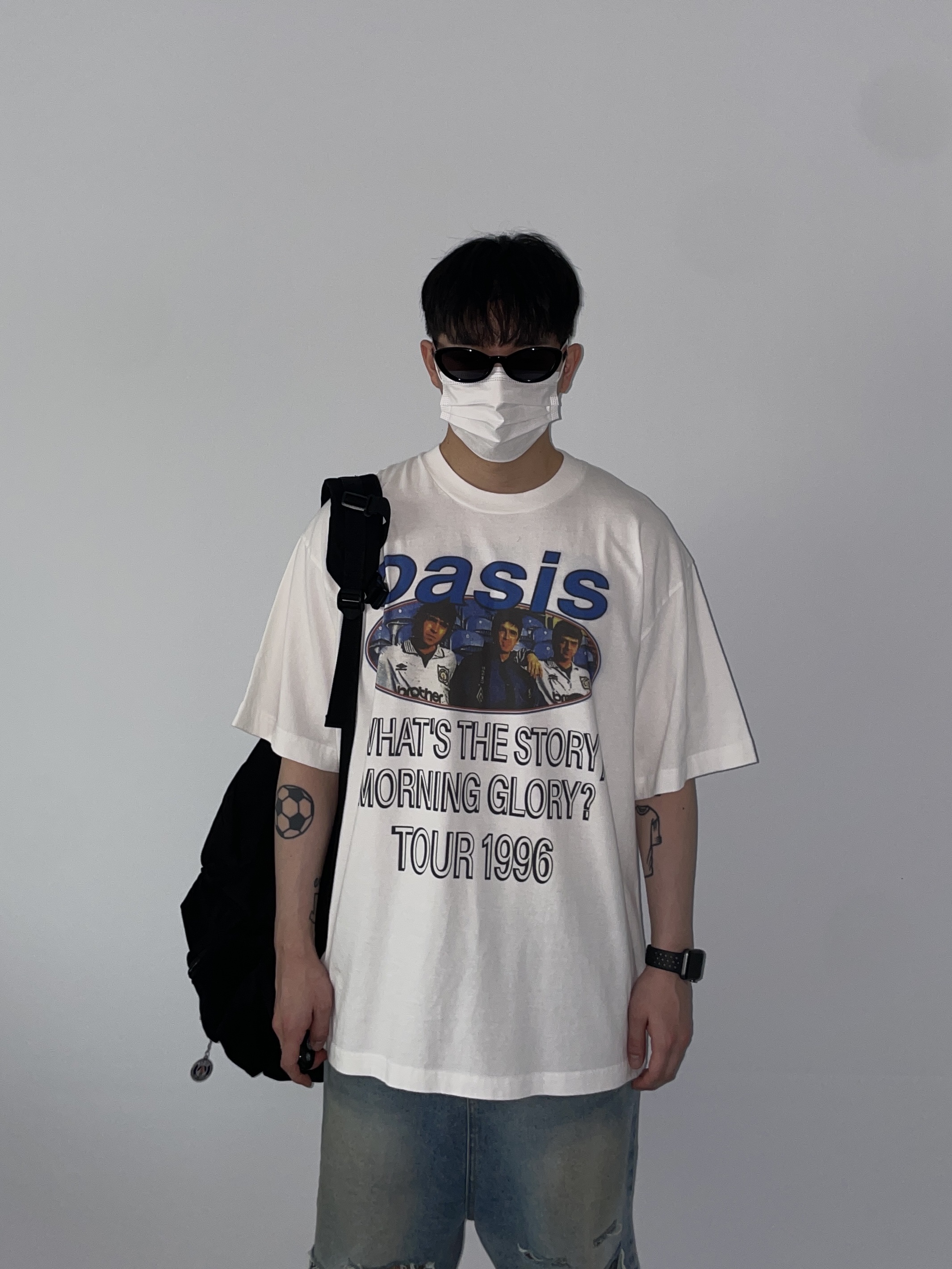 Balenciaga 3XL Sneakers Light Beige 착용 스타일 - 2
