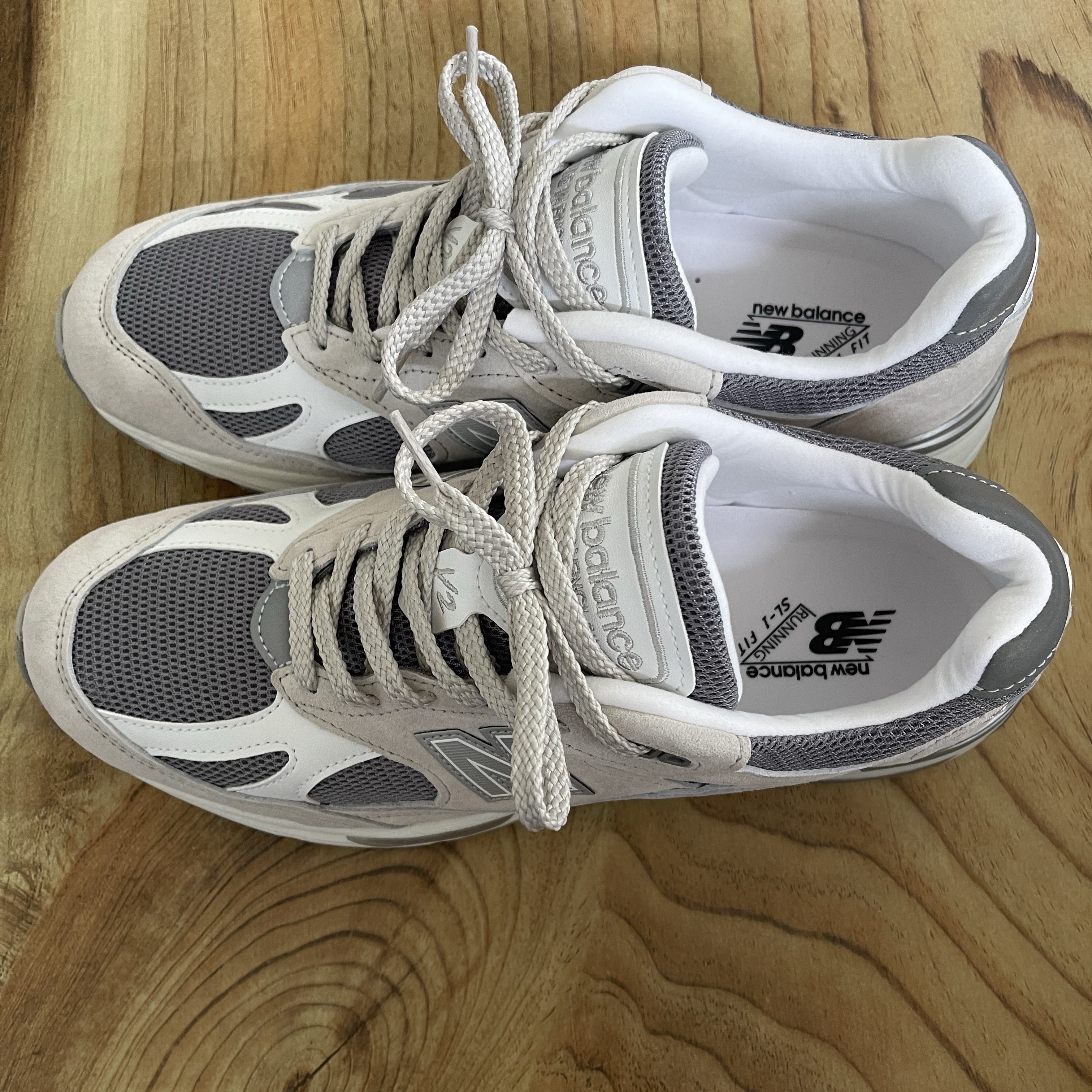 New Balance 991v2 Made in UK Nimbus Cloud Cool Grey - D Standard 착용 스타일 - 4