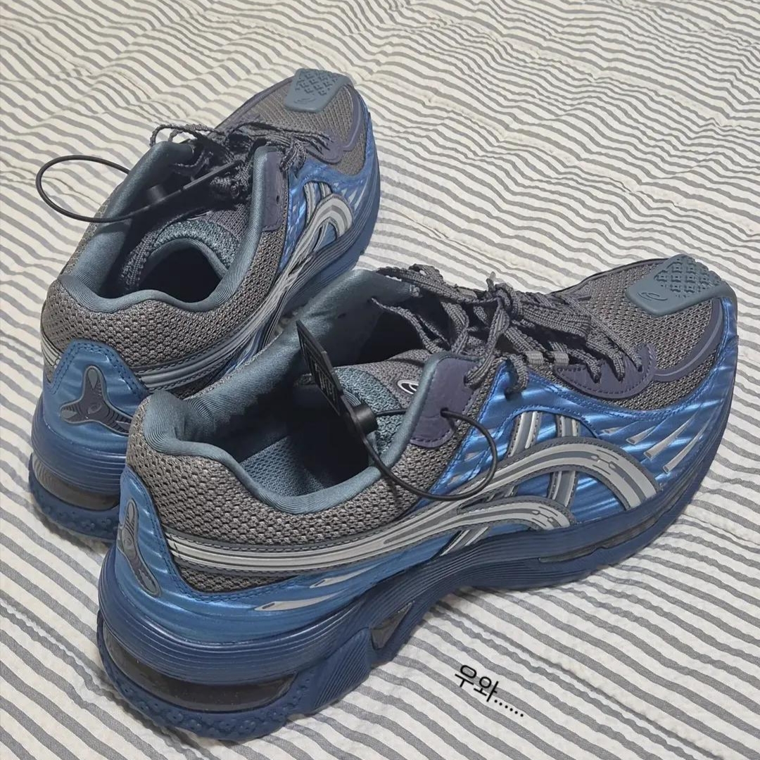 (W) Asics x Kiko Kostadinov Gel-Flammae Blue Ironclad 착용 스타일