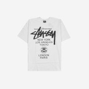 Stussy World Tour T-Shirt White 2024,2025