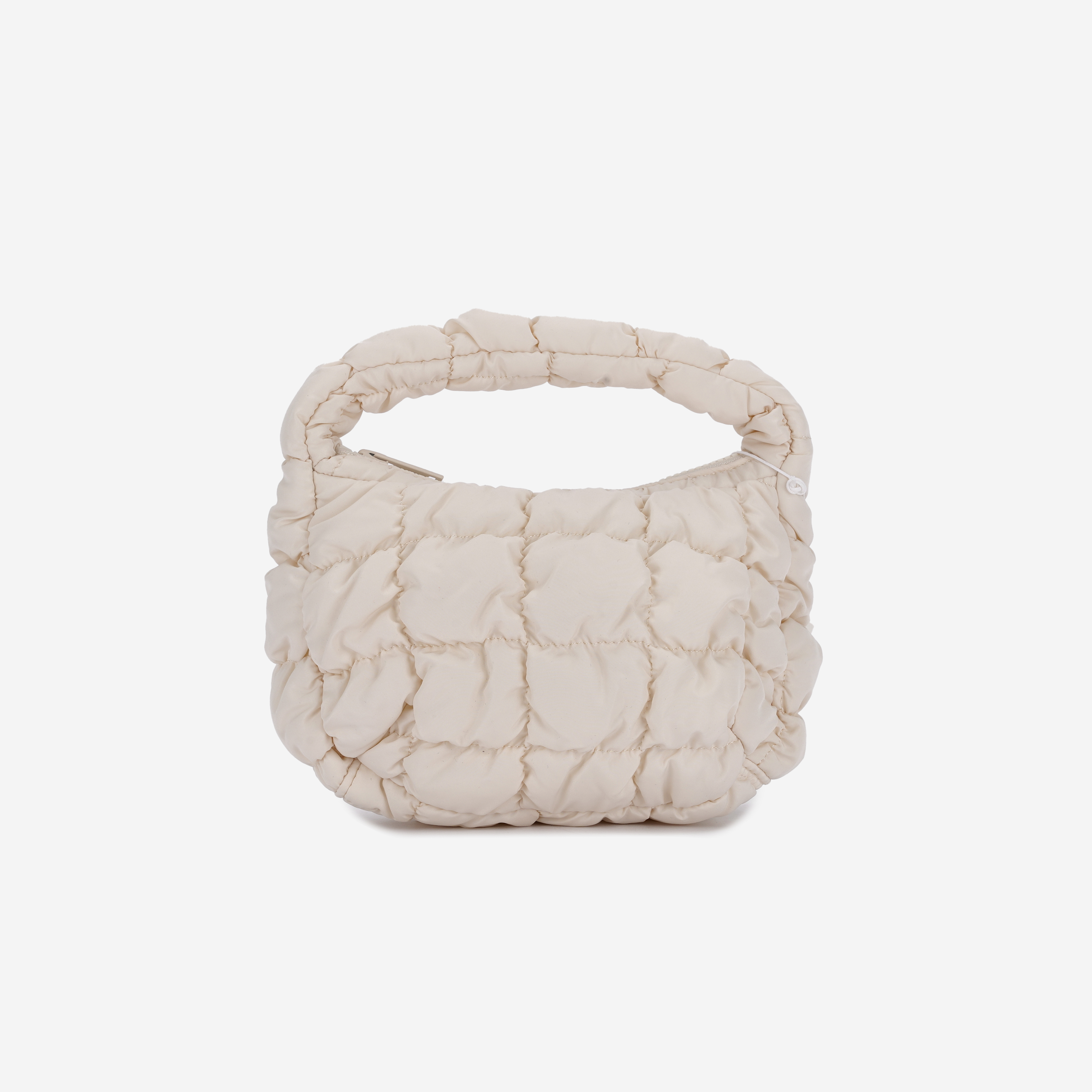 COS Quilted Micro Bag Off White