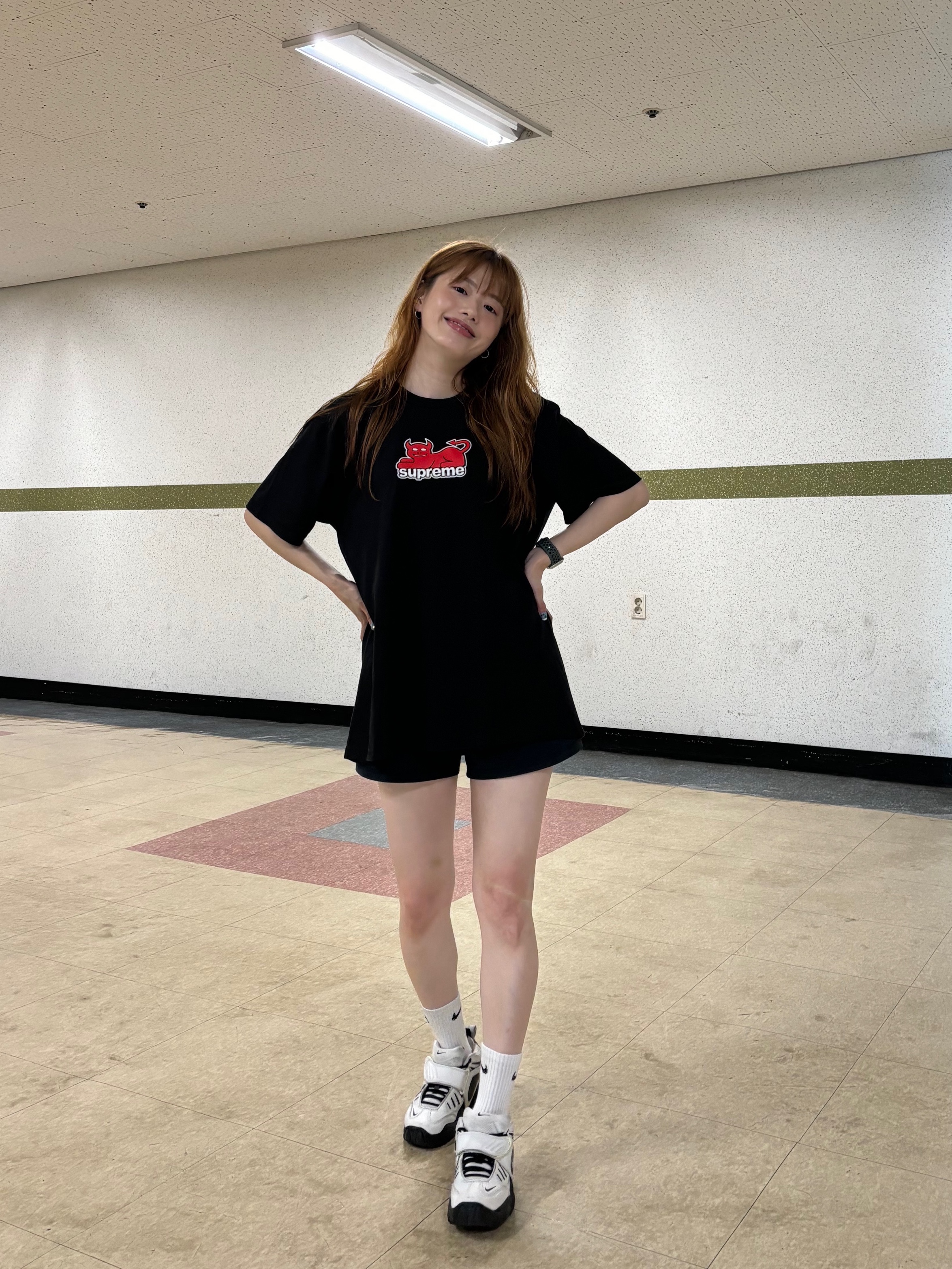 Supreme x Toy Machine Devil Cat T-Shirt Black - 24SS, Nike x Ambush Air Adjust Force SP Summit White and Black 착용 스타일
