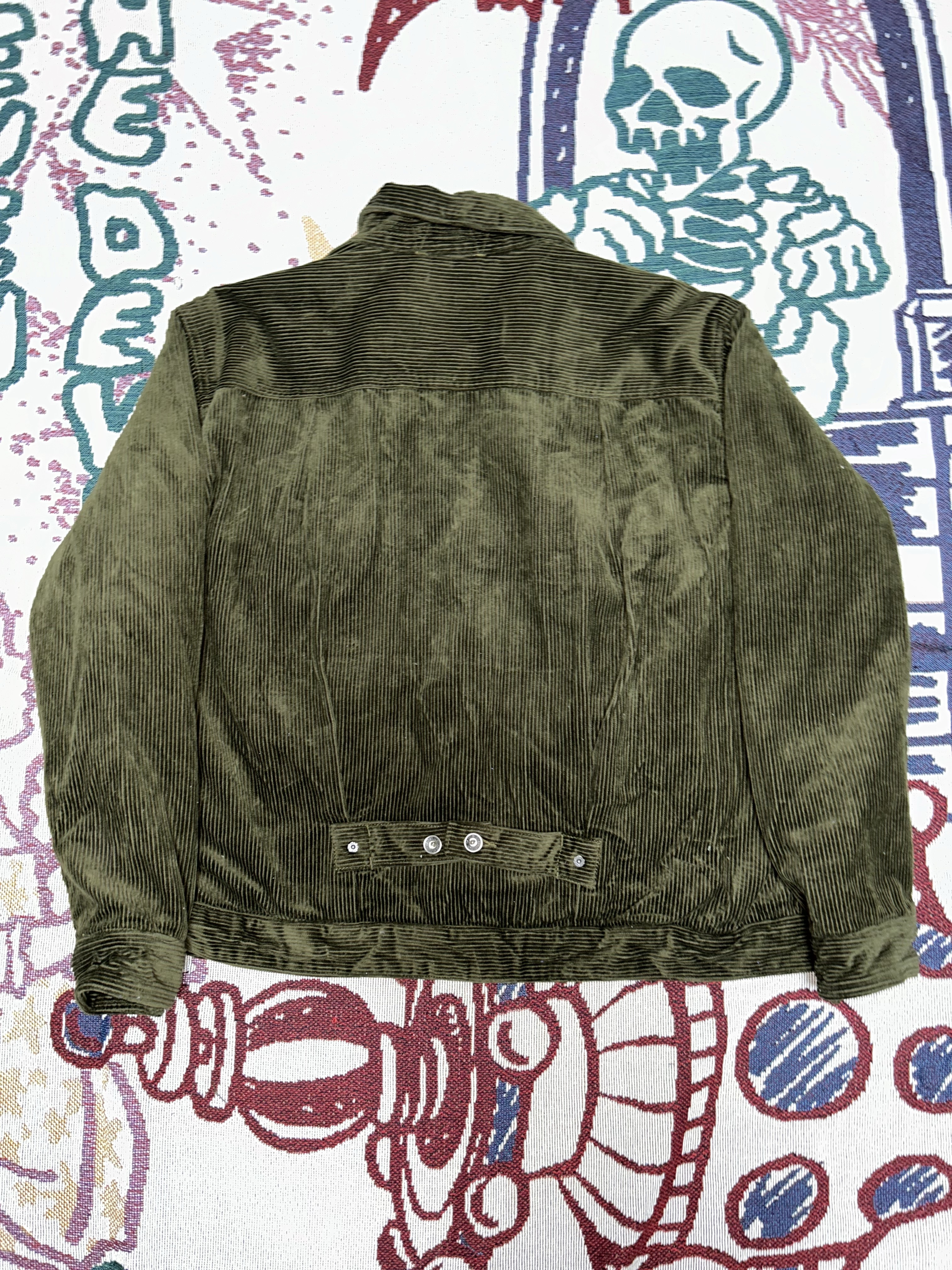 Engineered Garments Trucker Jacket Olive 착용 스타일 - 8