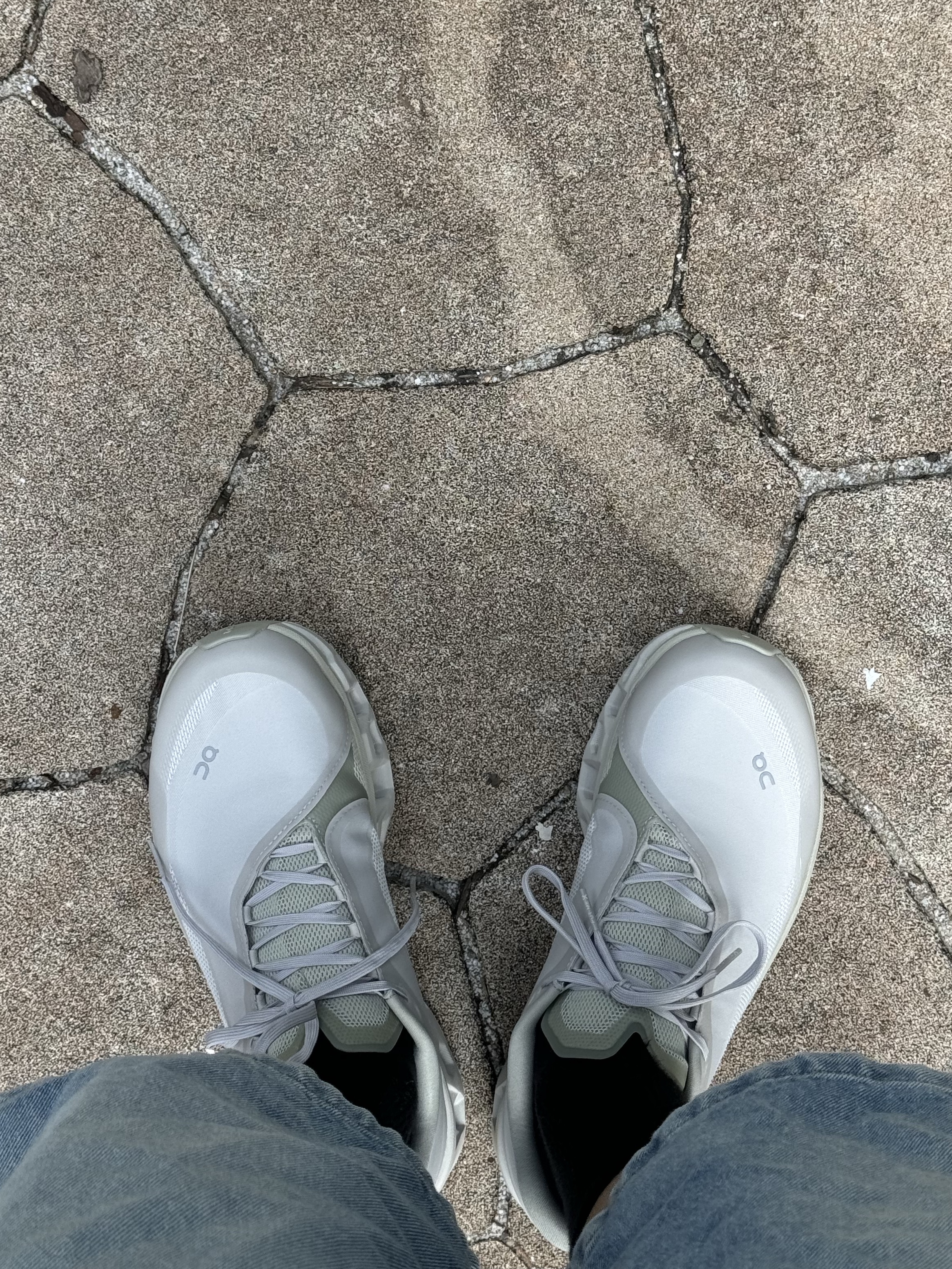 (W) On Running x Post Archive Faction (Paf) Cloudmonster 2 Moondust Chalk, On Running x Post Archive Faction (Paf) Cloudmonster 2 Moondust Chalk 착용 스타일 - 1