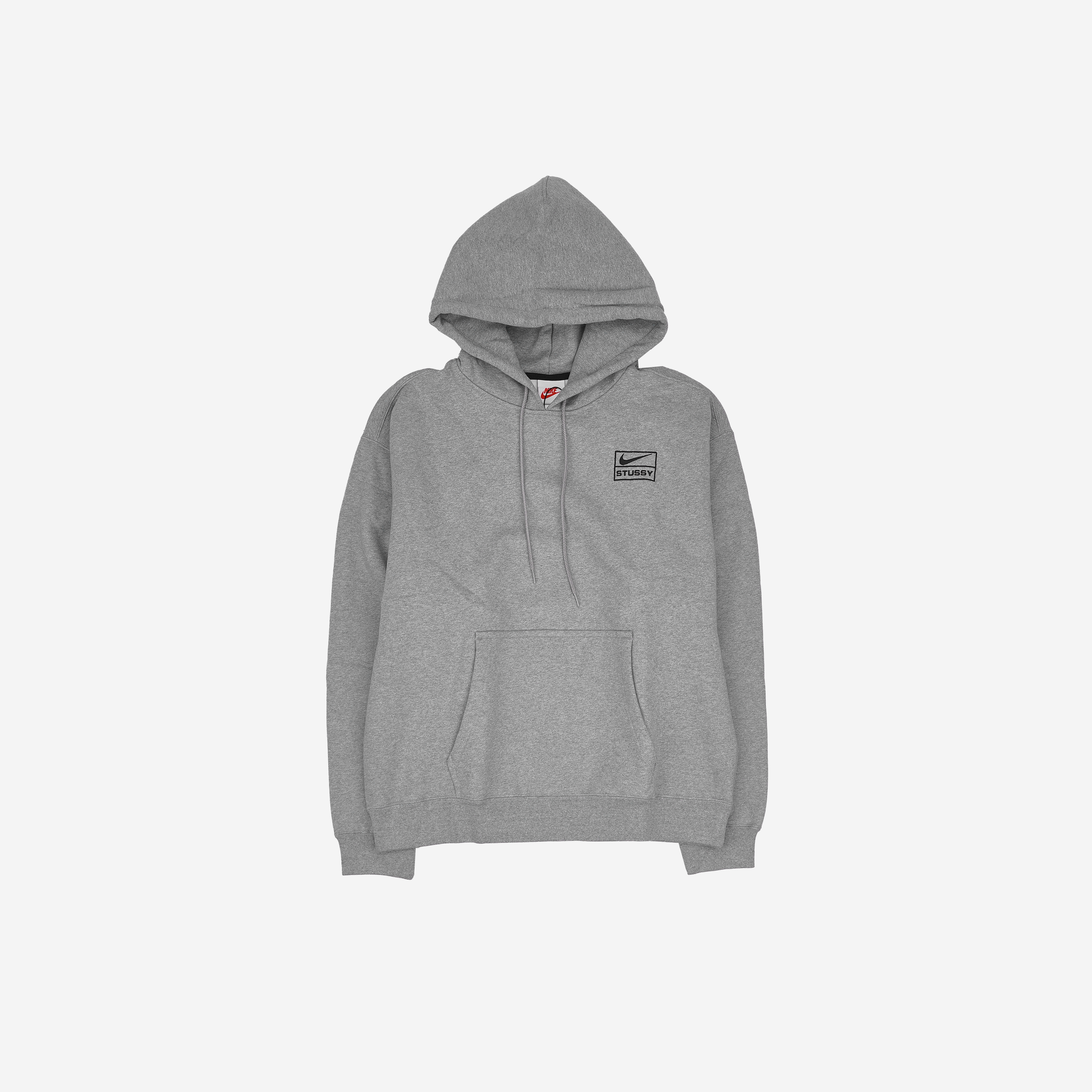 나이키 x 스투시 NRG RA 풀오버 후드 다크 그레이 헤더 (DJ9488-063)(Nike x Stussy NRG RA Pullover Hoodie Dark Grey Heather (DJ9488-063))