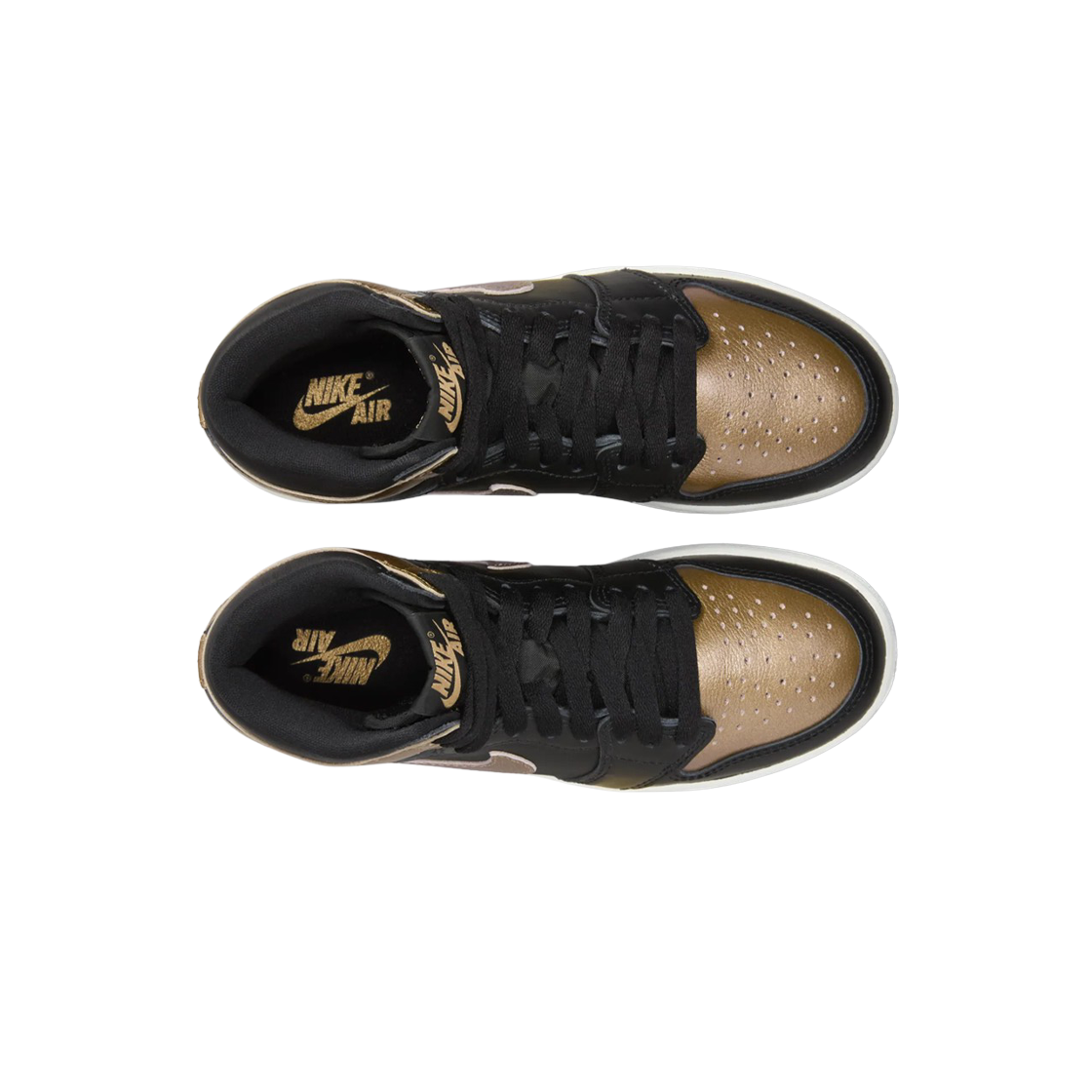 (GS) 조던 1 레트로 하이 OG 블랙 앤 골드((GS) Jordan 1 Retro High OG Black and Gold) - 2
