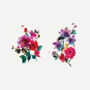 TATTLY Painted Floral Sleeve Kit