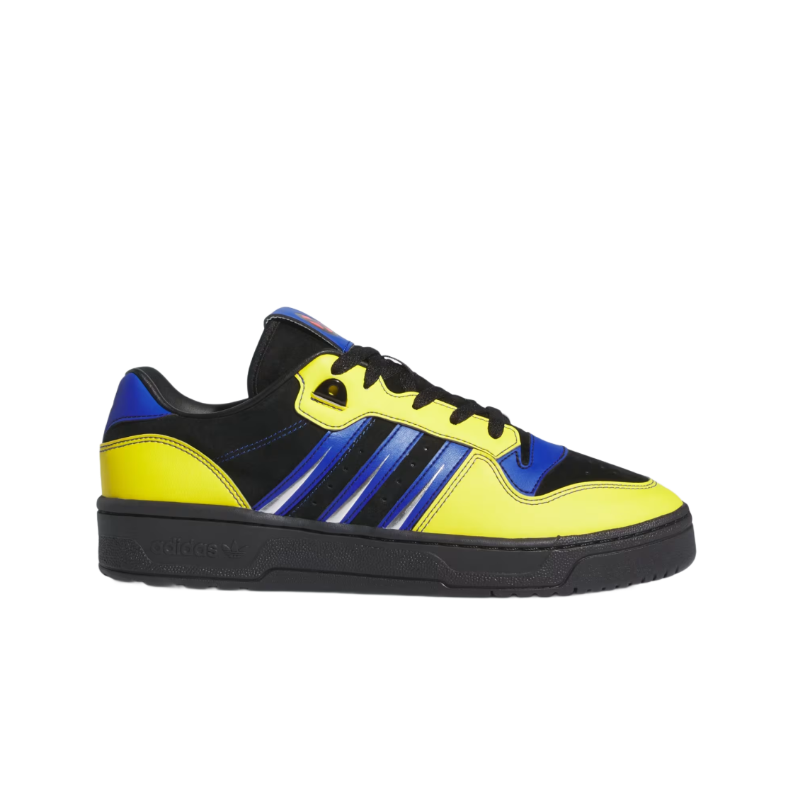 Adidas x Marvel Rivalry 86 Low Core Black Team Yellow 상세 이미지 1