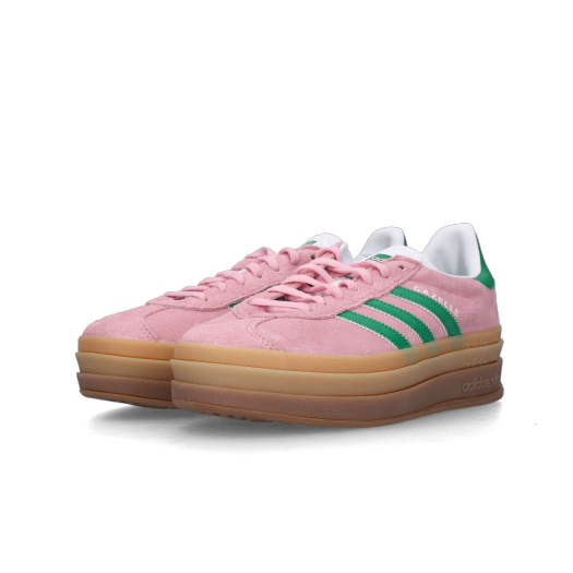 (W) Adidas Gazelle Bold True Pink Green