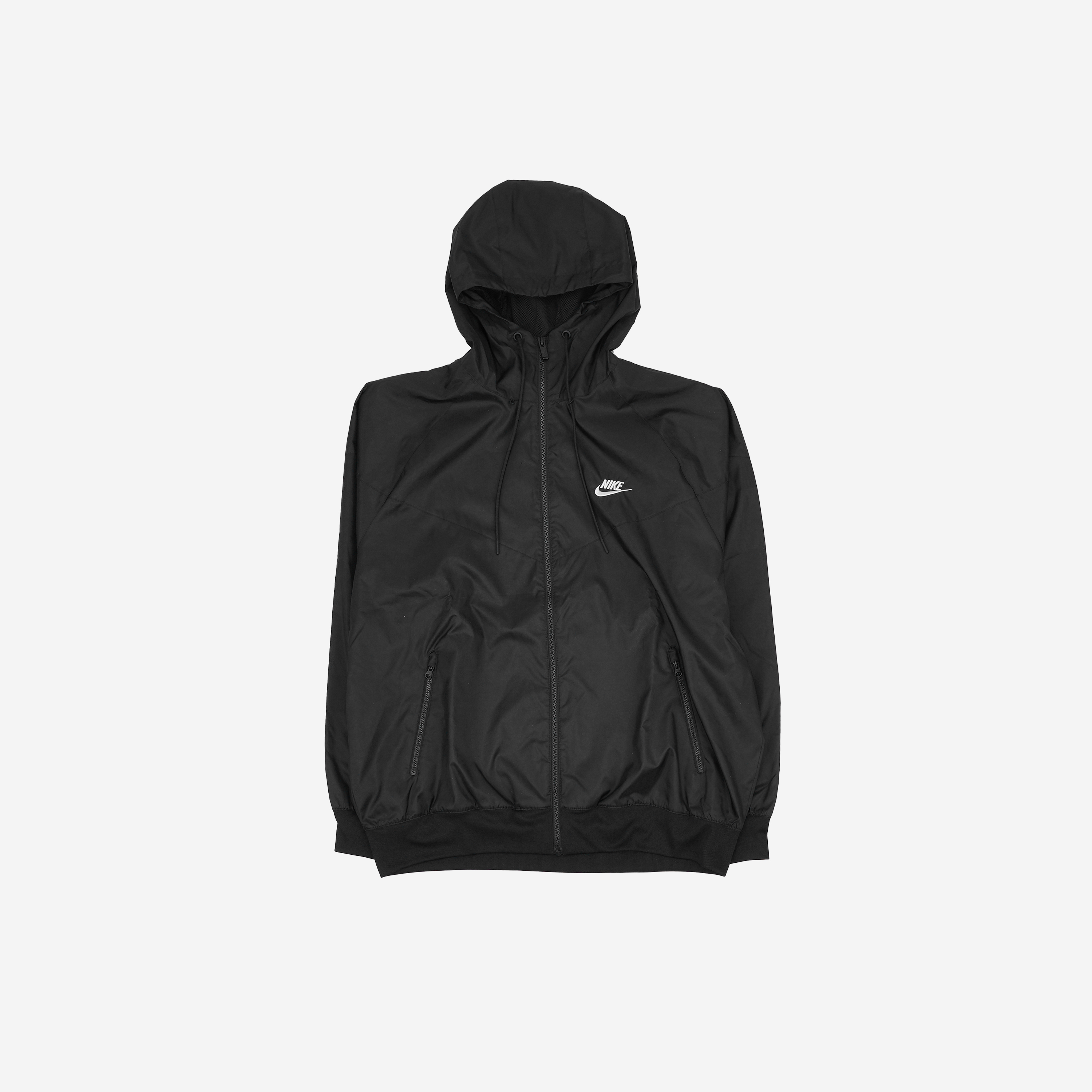 나이키 NSW 윈드러너 후드 자켓 블랙 - 아시아(Nike NSW Windrunner Hoodie Jacket Black - Asia)