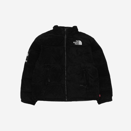 Supreme x The North Face Suede Nuptse Jacket Black - 23FW