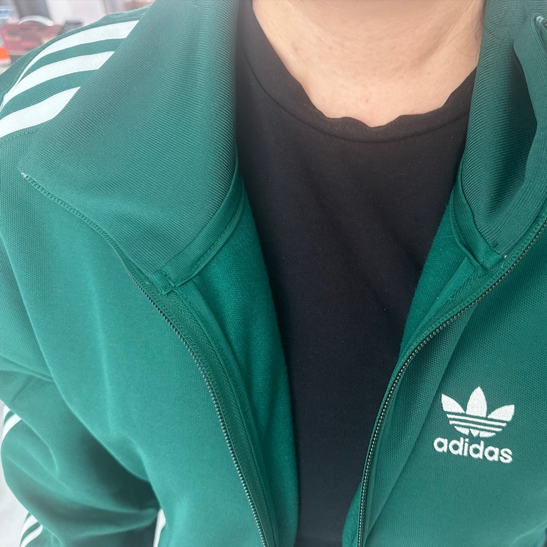 Adidas Adicolor Classic Beckenbauer Track Top Collegiate Green - KR Sizing 착용 스타일