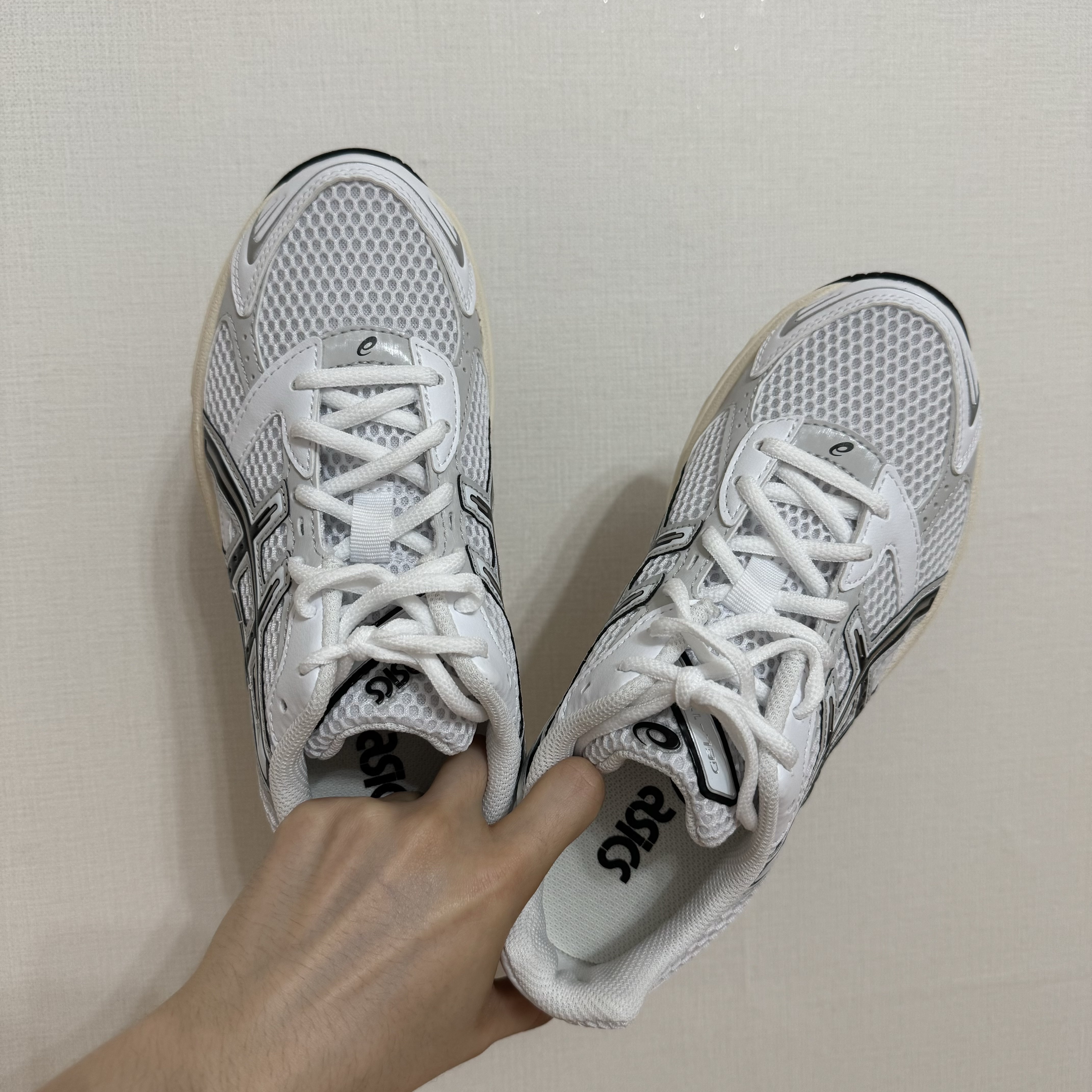 Asics Gel-1130 White Cloud Grey 착용 스타일 - 2