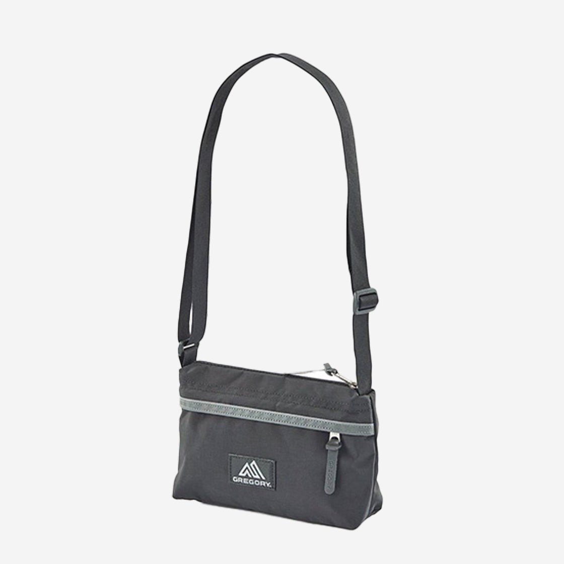 08JL3305 Gregory Envelope Shoulder Reflective Black - 대표 이미지 #1