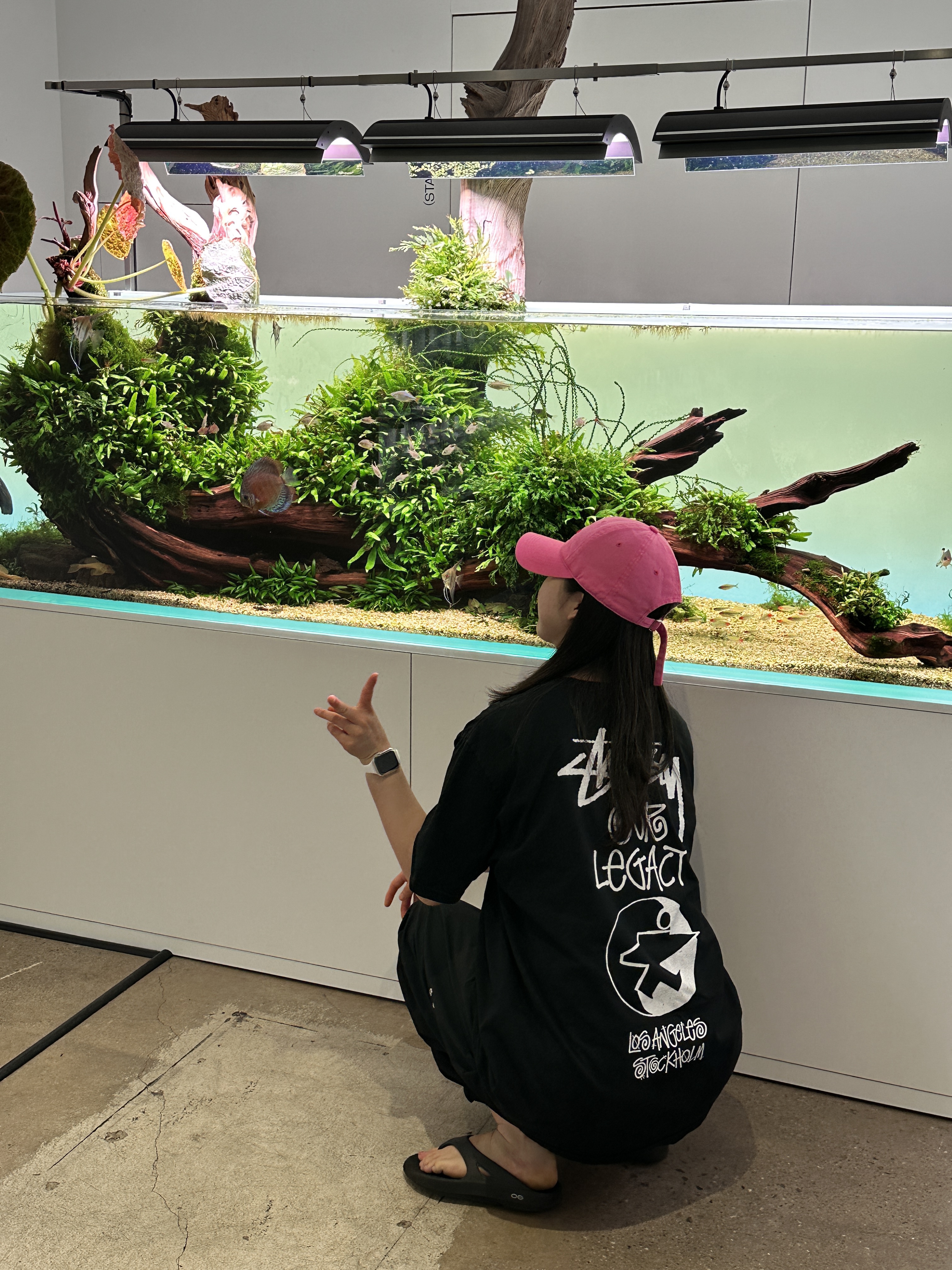 Stussy x Our Legacy Surfman Pigment Dyed T-Shirt Black, Oofos OOriginal Black 착용 스타일 - 1