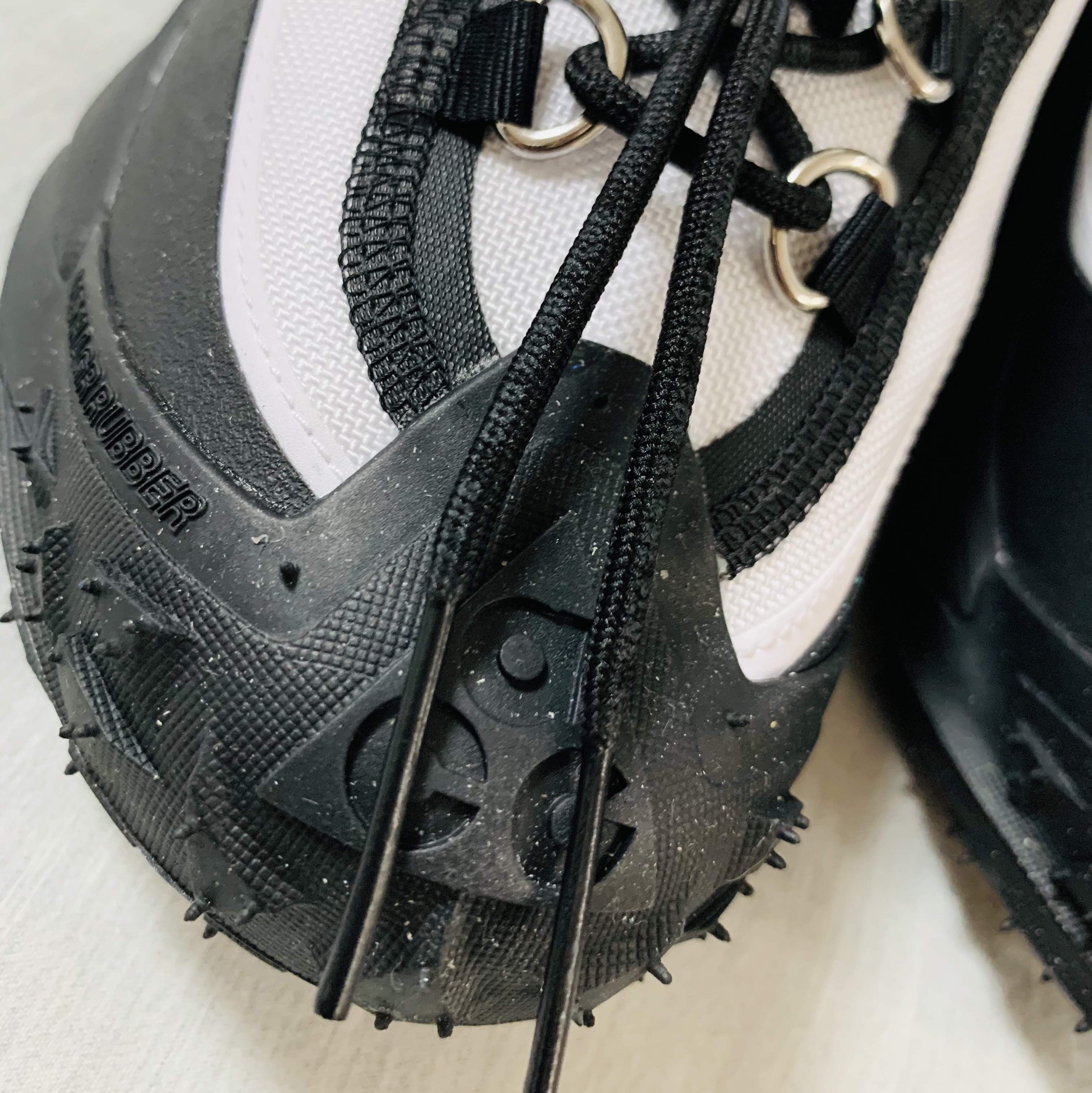 Nike x Comme des Garcons Homme Plus ACG Mountain Fly 2 Low Black White 착용 스타일