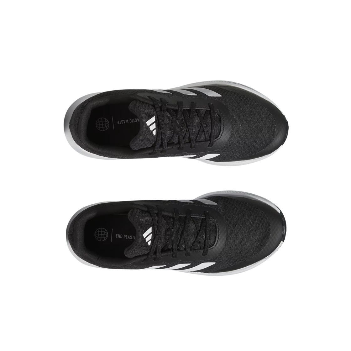 (C) 아디다스 런팔콘 3 레이스 코어 블랙 클라우드 화이트((C) Adidas Runfalcon 3 Lace Core Black Cloud White) - 2