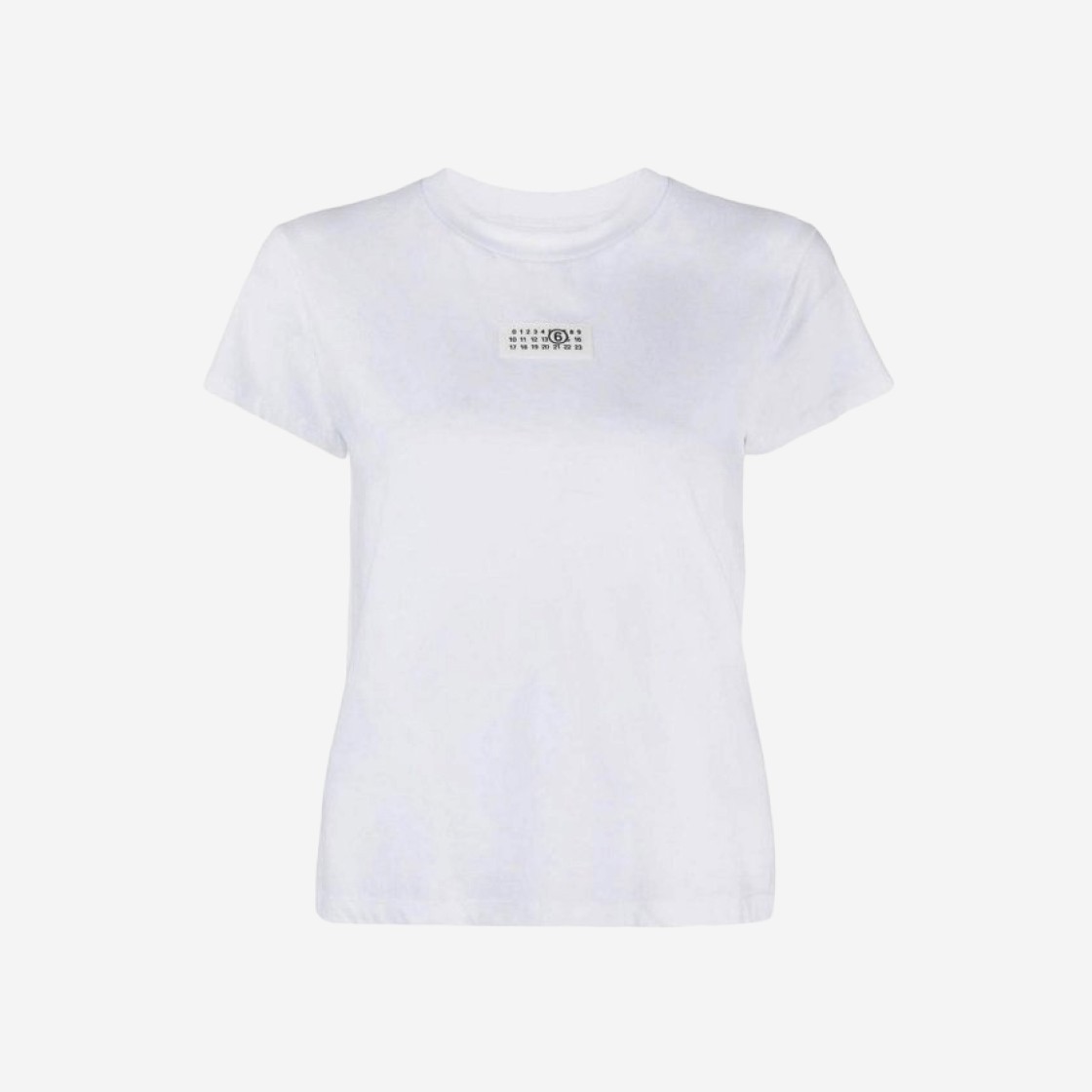 (W) MM6 Maison Margiela T-Shirt White 상세 이미지 1