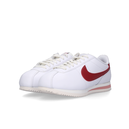 (W) Nike Cortez White Red Stardust