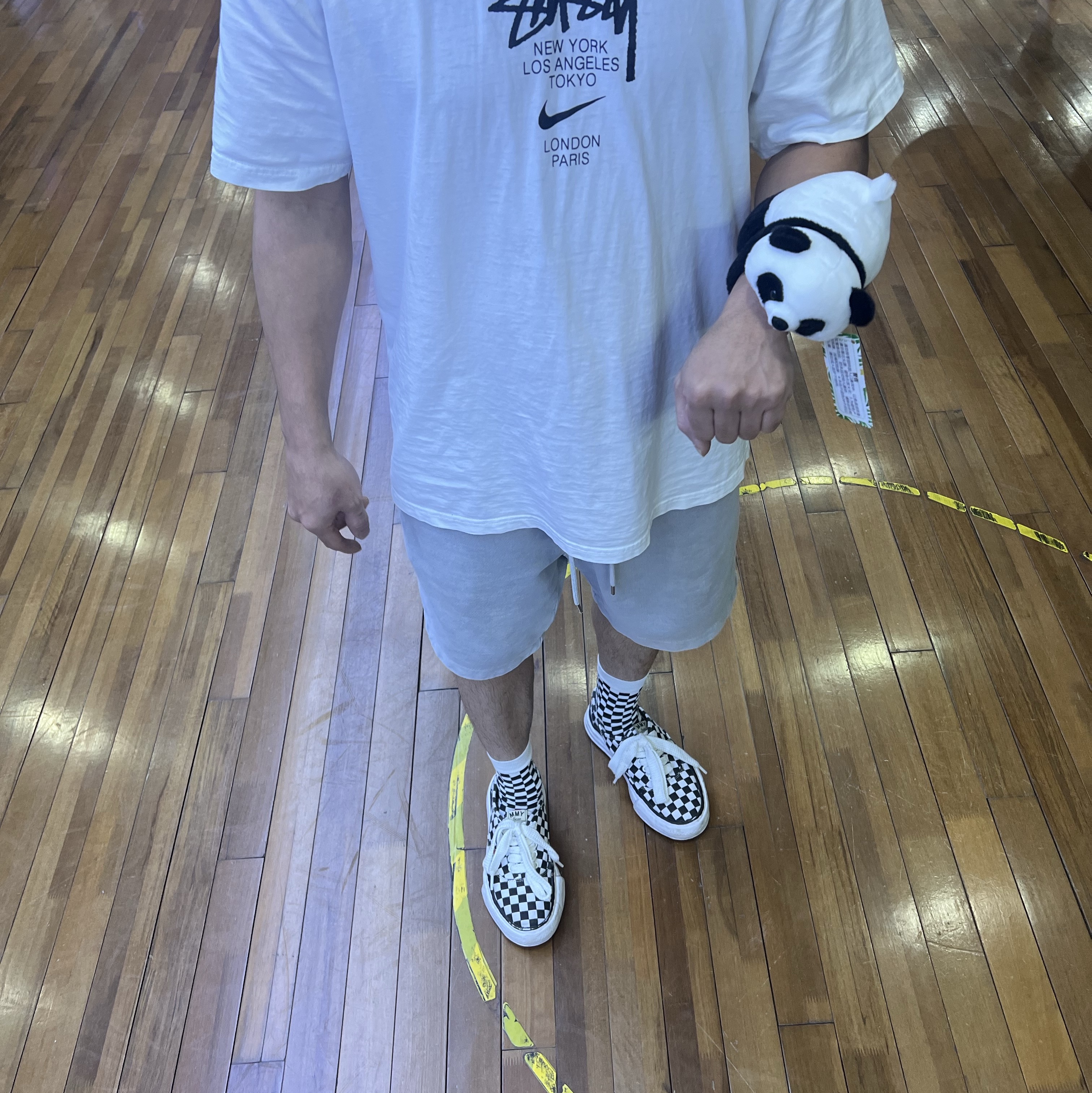 Nike x Stussy WT T-Shirt White - US/EU 착용 스타일 - 1