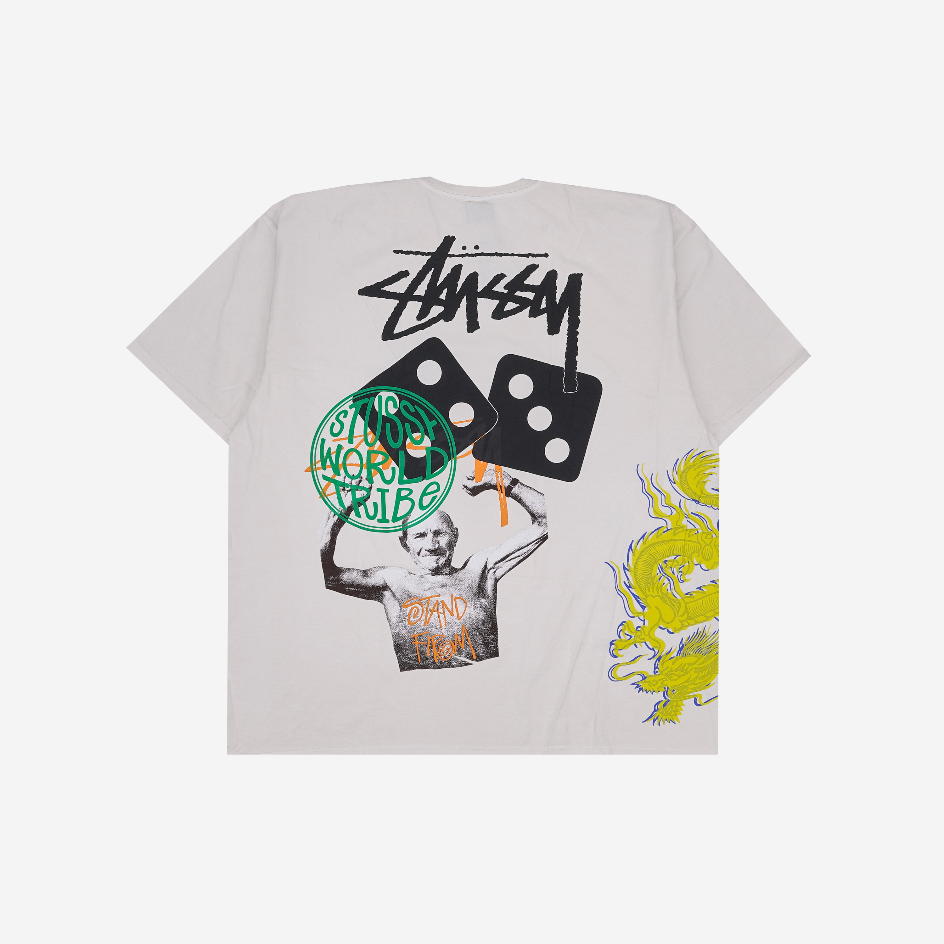 Stussy Strike Pigment Dyed T-Shirt Natural