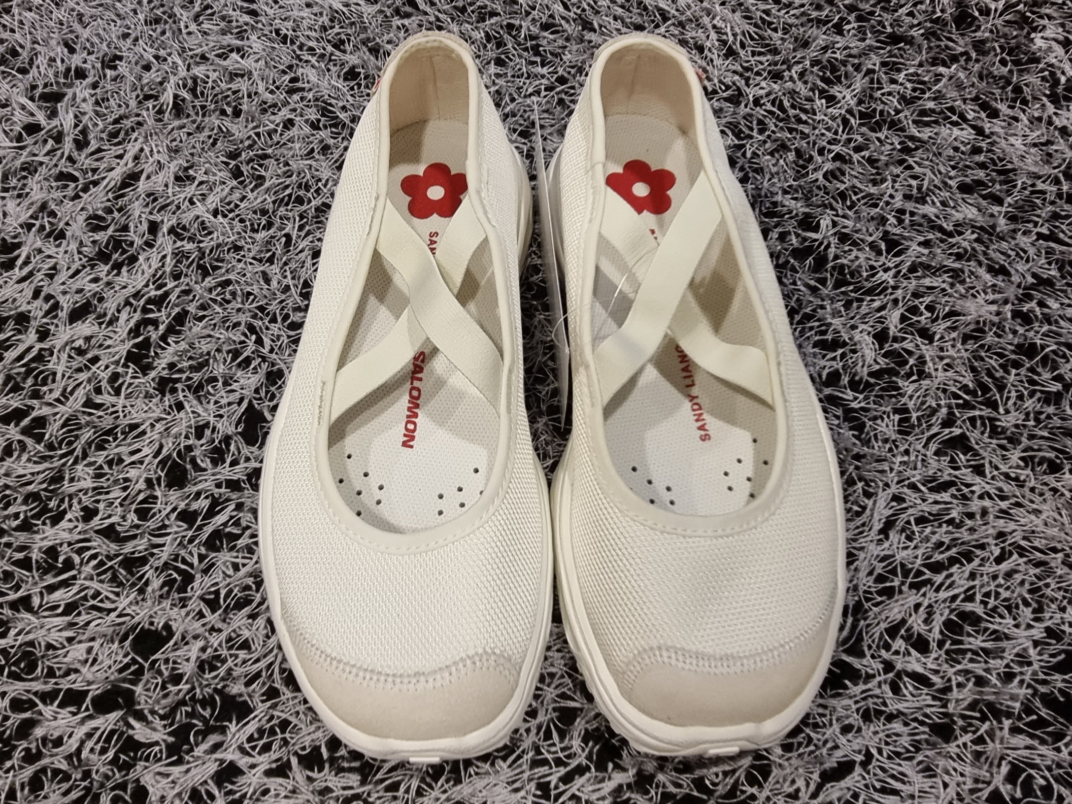 Salomon x Sandy Liang RX Marie Jeanne Vanilla Ice 착용 스타일 - 3