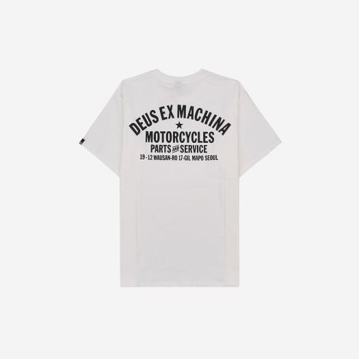 Deus Ex Machina Seoul Address T-Shirt White