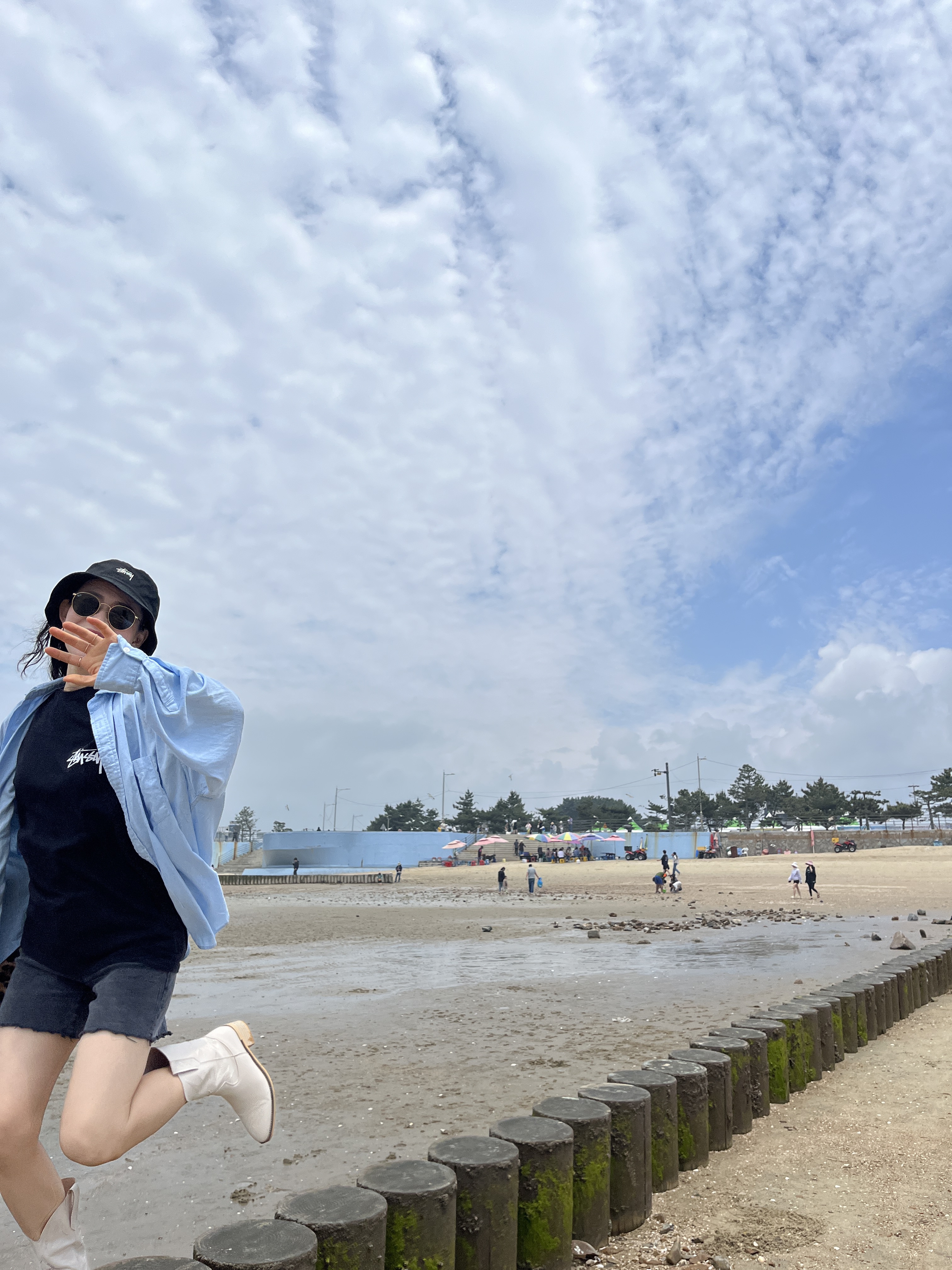 Stussy Basic Stussy T-Shirt Black 2023 착용 스타일 - 3