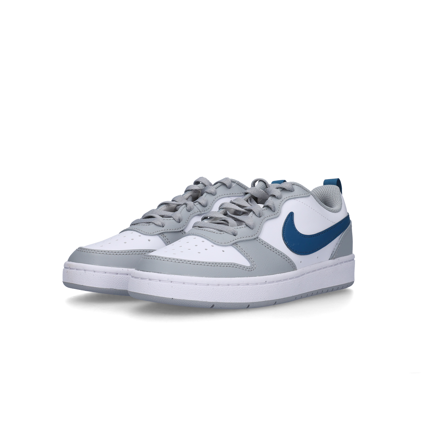(GS) Nike Court Borough Low 2 Light Smoke Grey
