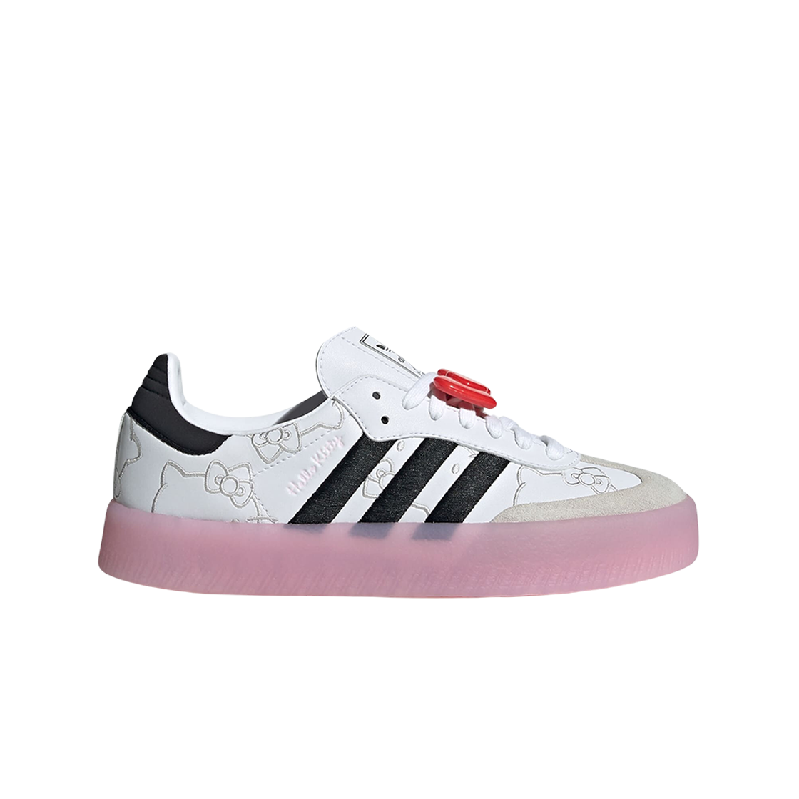 (W) 아디다스 삼배 헬로키티 클라우드 화이트 코어 블랙((W) Adidas Sambae Hello Kitty Cloud White Core Black)