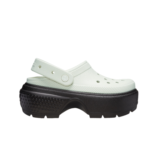 Crocs Stomp Clog Linen White Black