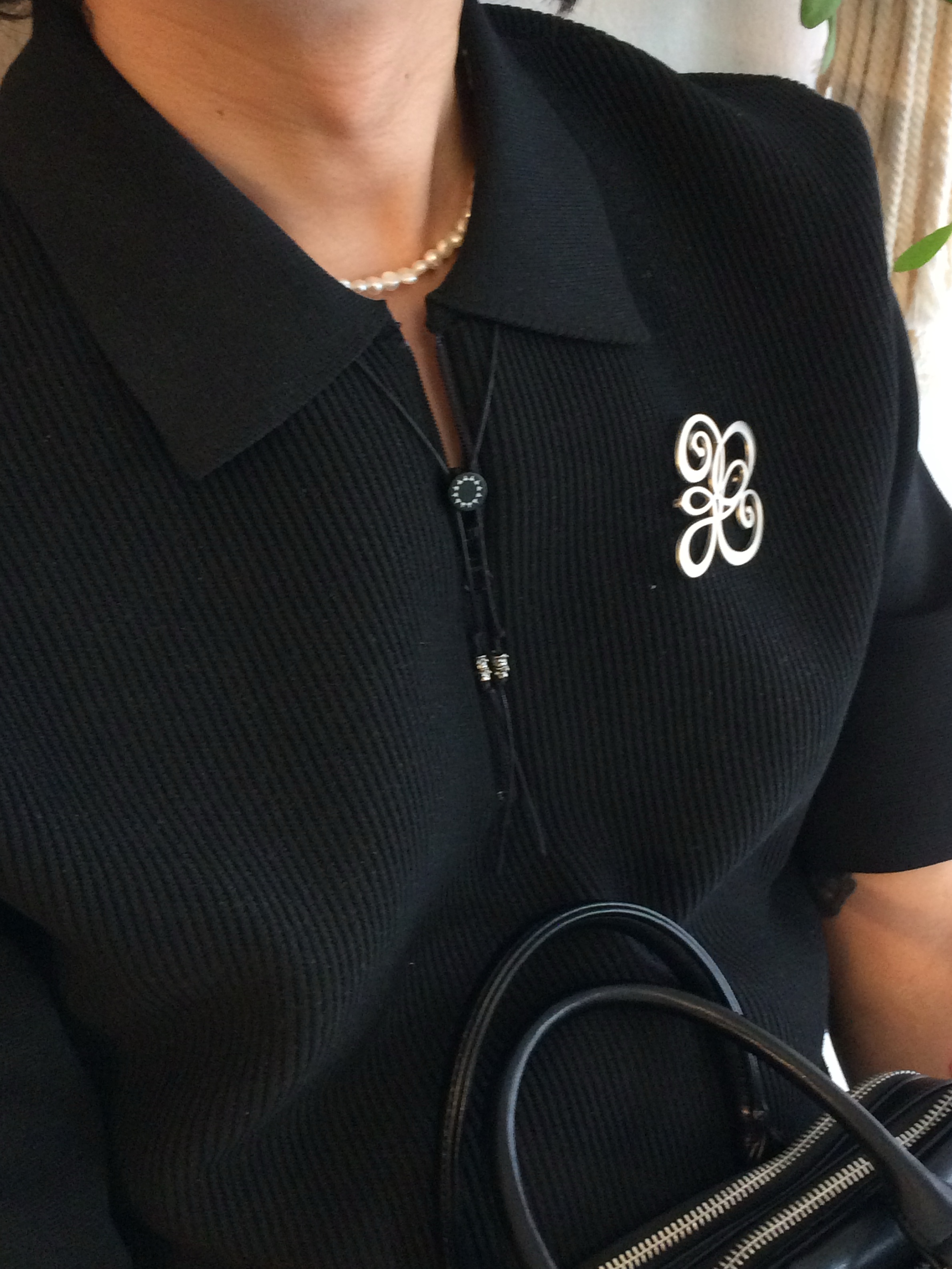 YOUCHE UT Necklace 002, Adidas x Raf Simons New Runner Black 착용 스타일 - 1
