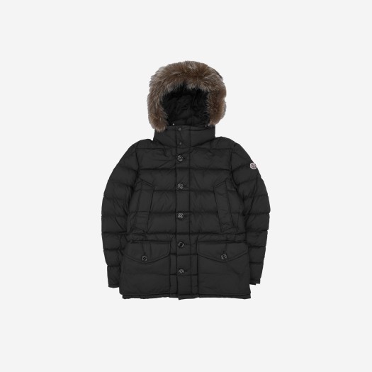 Moncler Cluny Long Down Jacket Black - 23FW