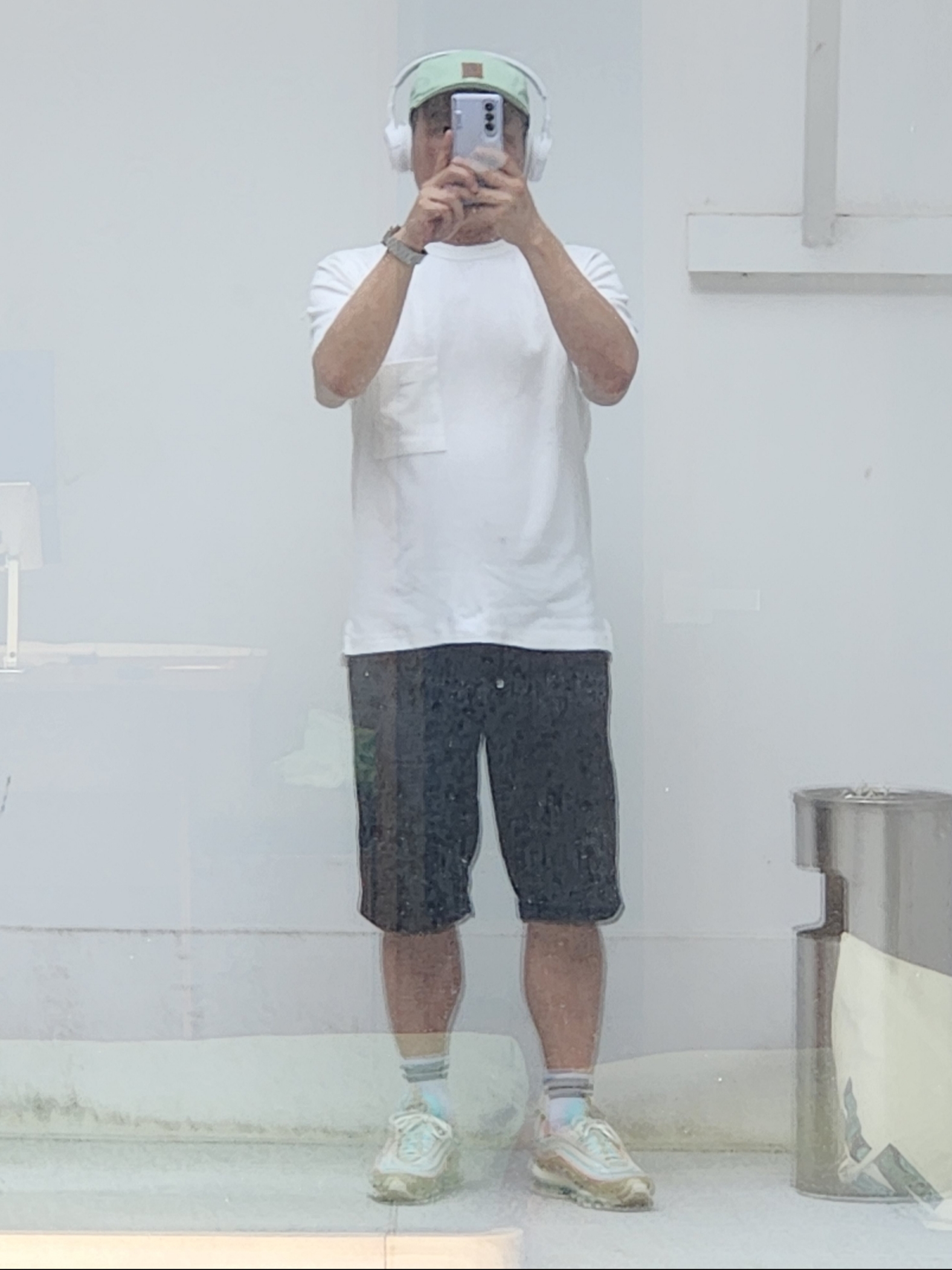 Carhartt Canvas Cap Aventurine, Nike Air Max 97 SE Copa Sail 착용 스타일 - 1