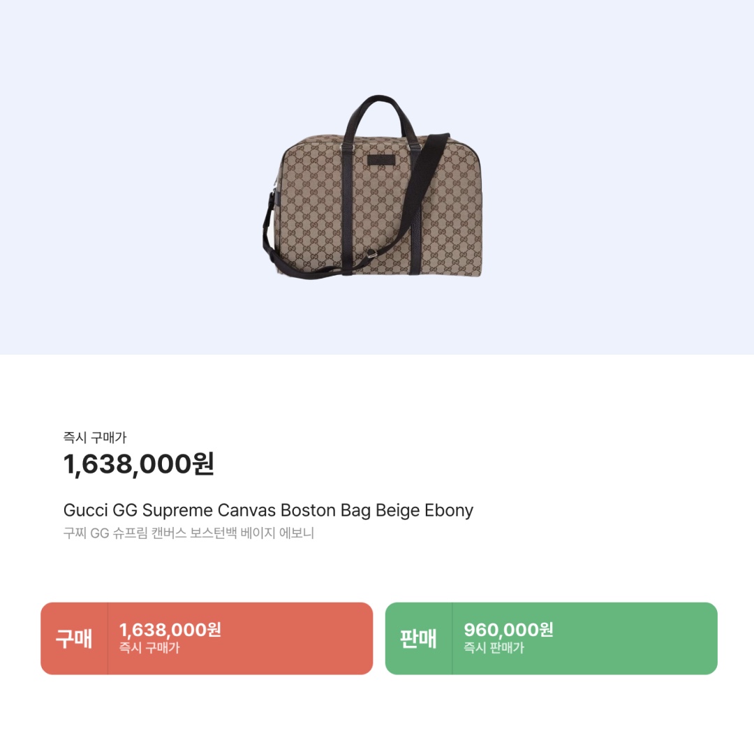 Gucci GG Supreme Canvas Boston Bag Beige Ebony 착용 스타일 - 2