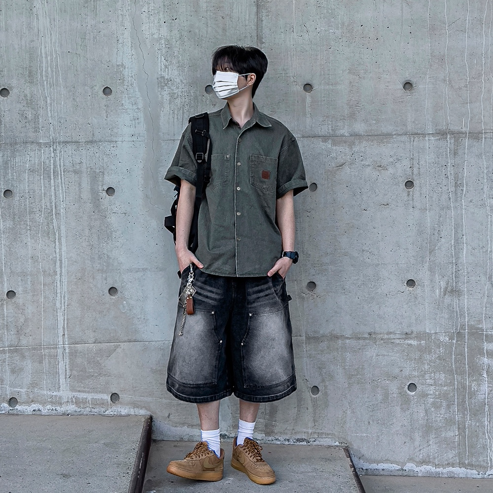 Nike Air Force 1 '07 WB Flax 착용 스타일 - 1