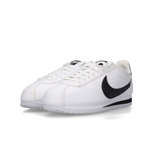 (W) Nike Classic Cortez Leather White Black