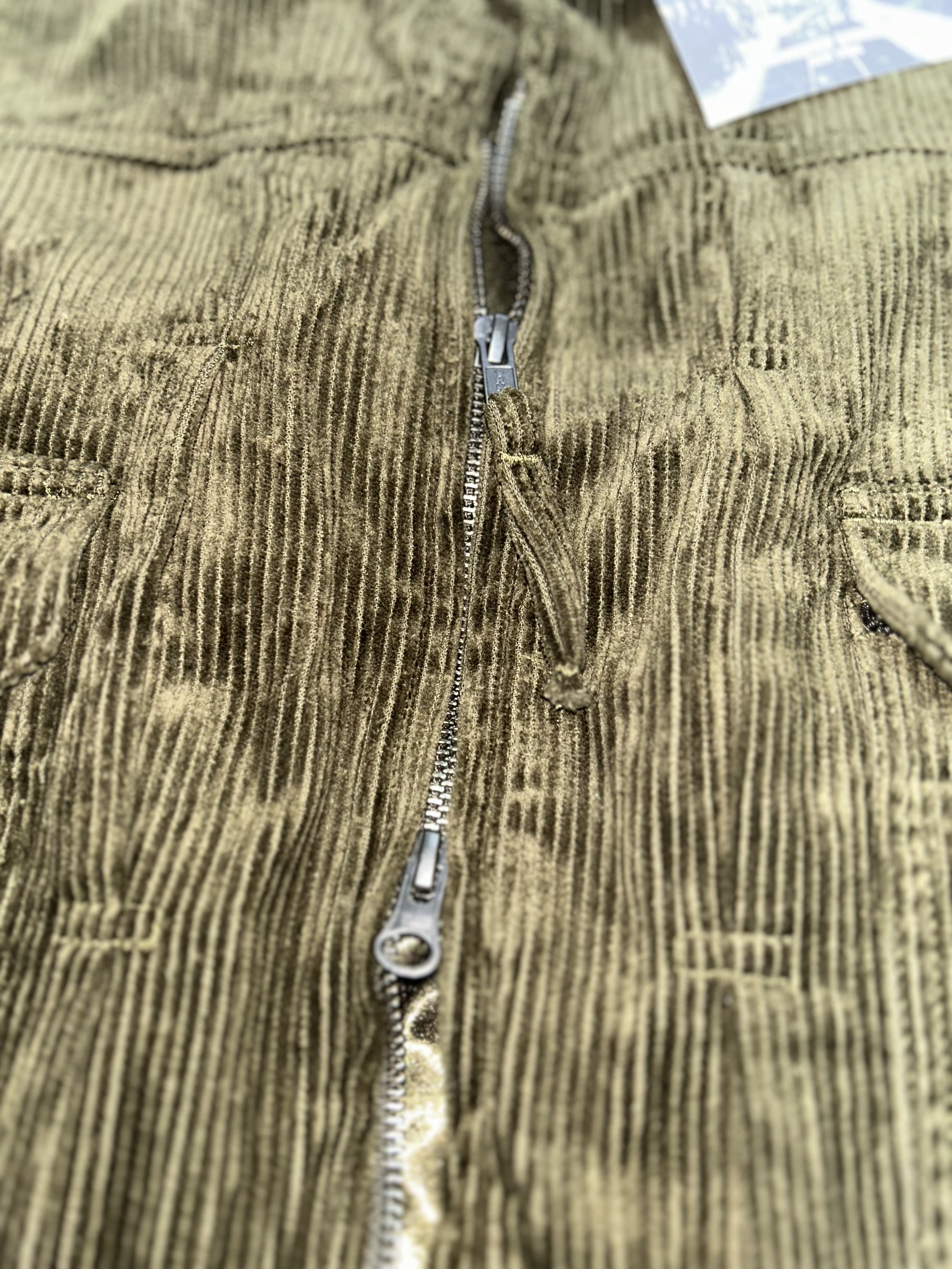 Engineered Garments Trucker Jacket Olive 착용 스타일 - 5