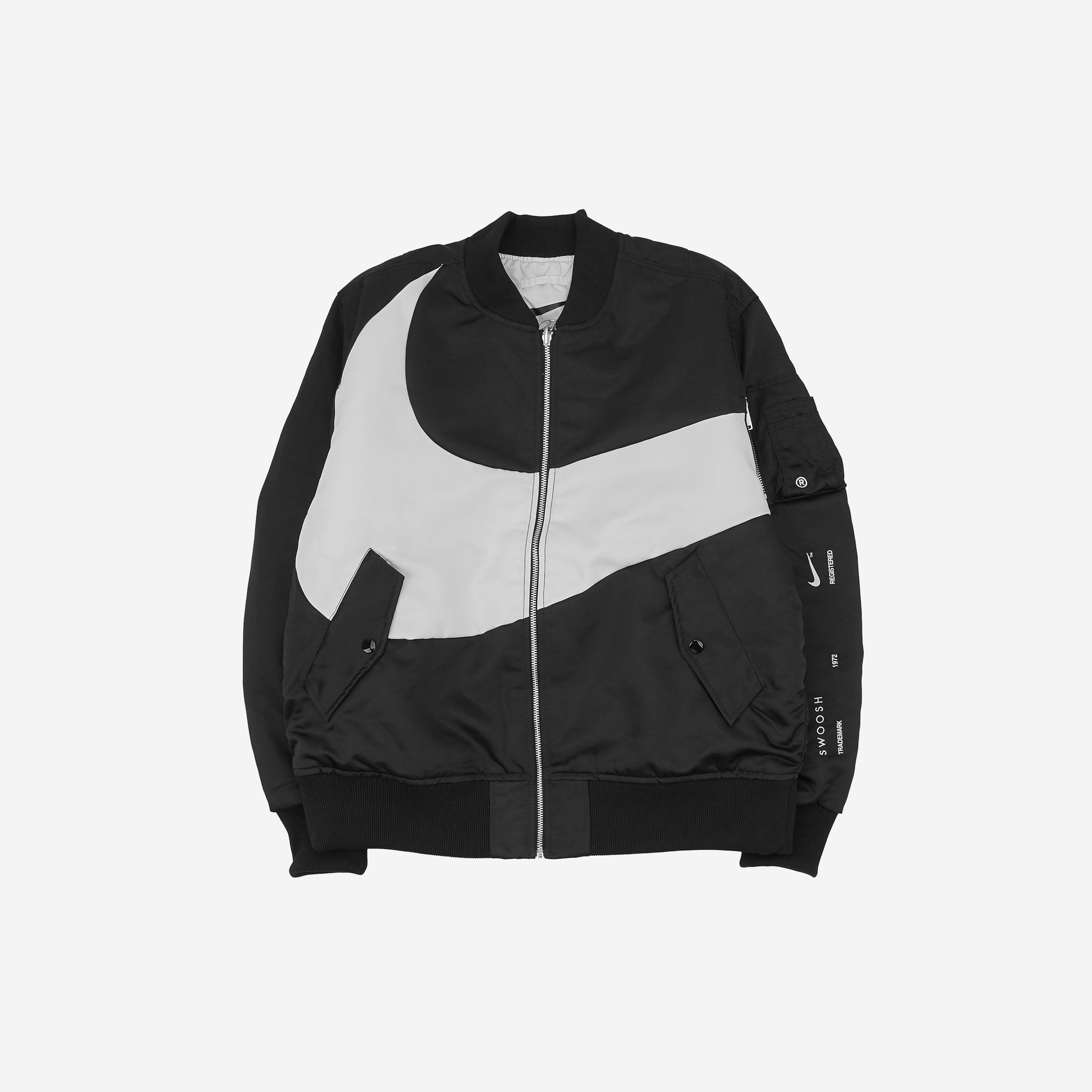 Nike NSW Swoosh Therma-Fit Bomber Black - Asia