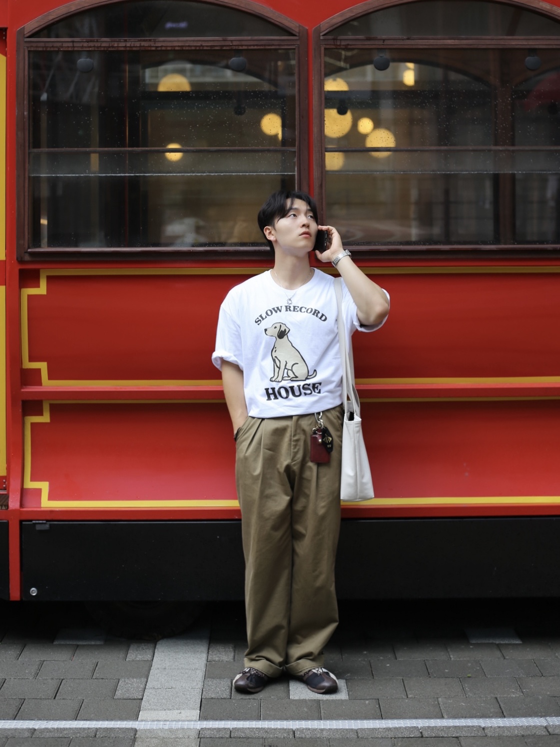 Adidas x Song for the Mute Country OG Core Black Core White, Casio A-158WA-1 착용 스타일 - 2