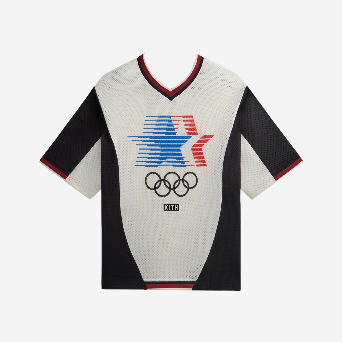 Kith Olympics Heritage Mesh Darin Warm Up Shirt Silk 상세 이미지 1