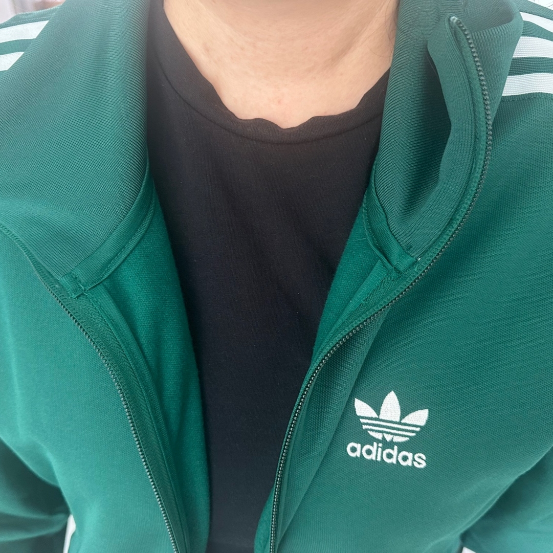 Adidas Adicolor Classic Beckenbauer Track Top Collegiate Green - KR Sizing 착용 스타일