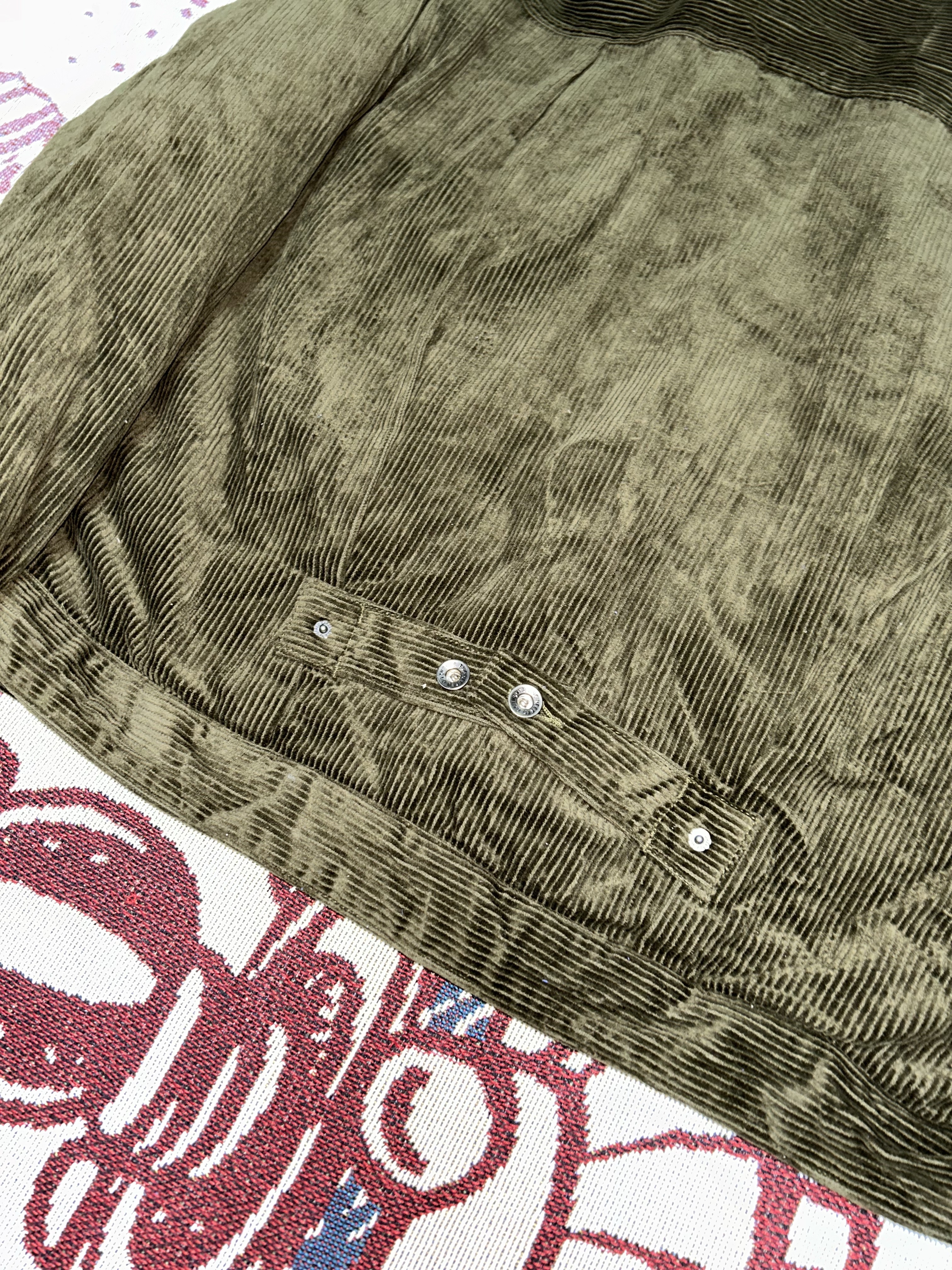 Engineered Garments Trucker Jacket Olive 착용 스타일 - 9
