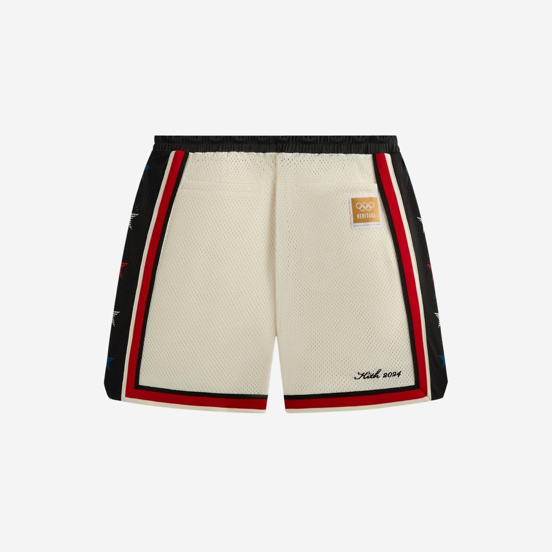 Kith Olympics Heritage Mesh Ryan Shorts Silk 상세 이미지 2