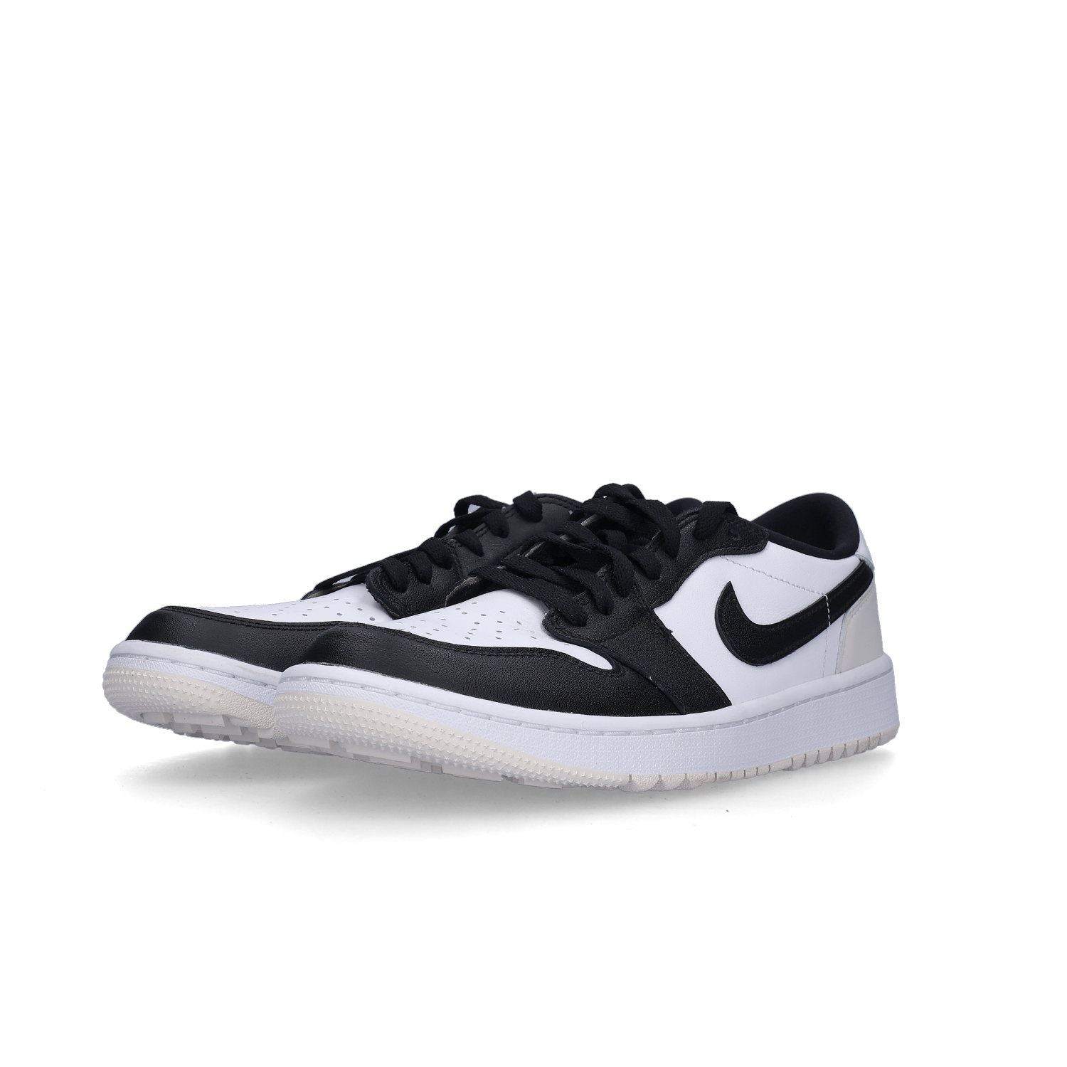 Jordan 1 Low Golf Black White and Volt