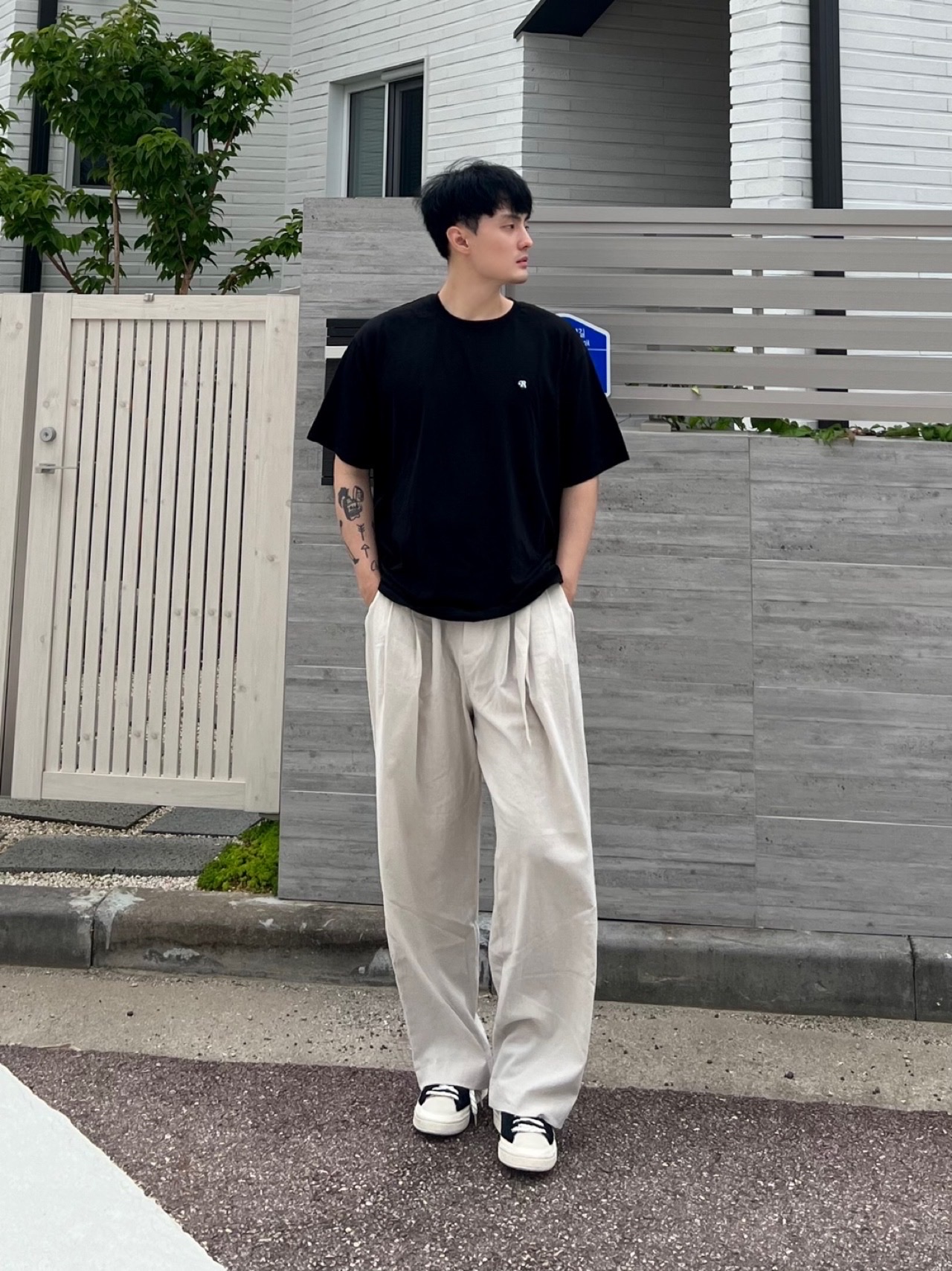 Puma x Rhuigi Clyde Q3 Pristine Inky Blue 착용 스타일 - 1